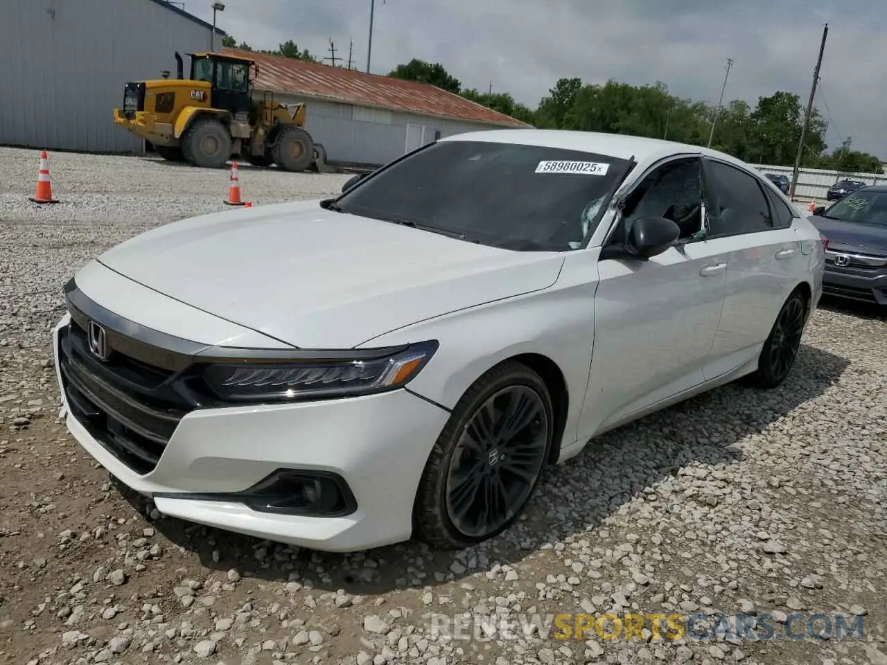 1 Photograph of a damaged car 1HGCV1F37NA091065 HONDA ACCORD 2022