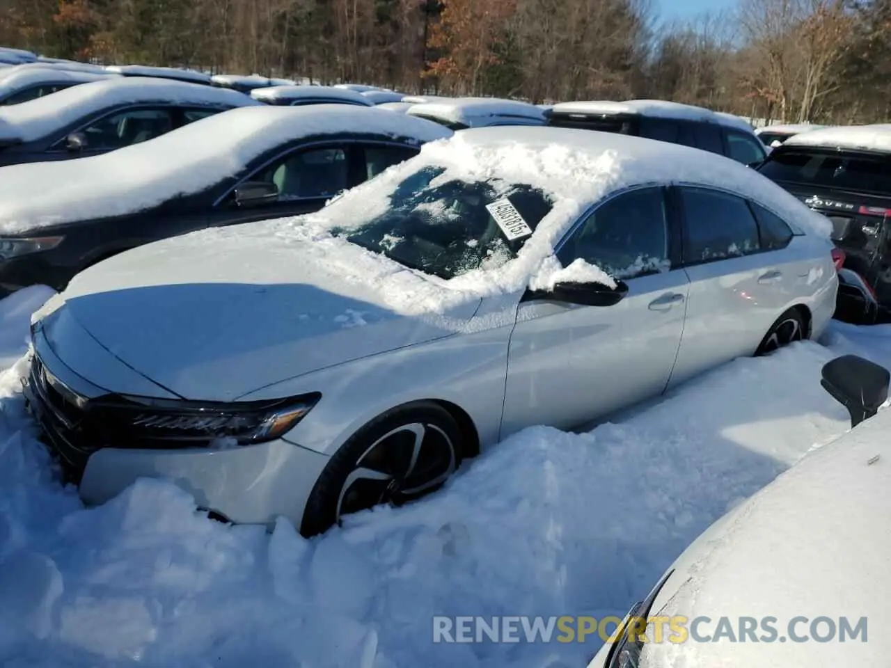 1 Photograph of a damaged car 1HGCV1F37NA103411 HONDA ACCORD 2022