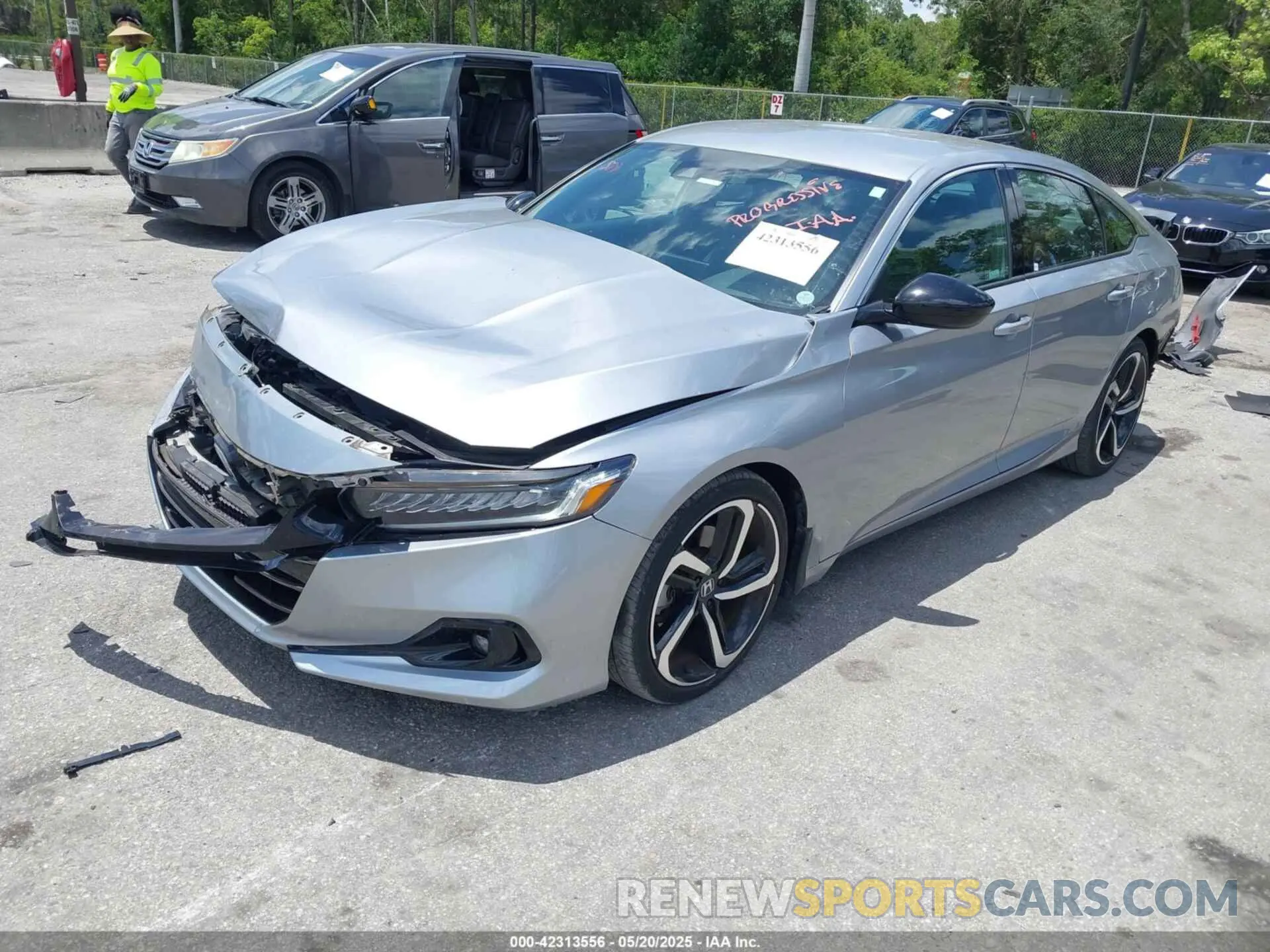 2 Photograph of a damaged car 1HGCV1F37NA106700 HONDA ACCORD 2022