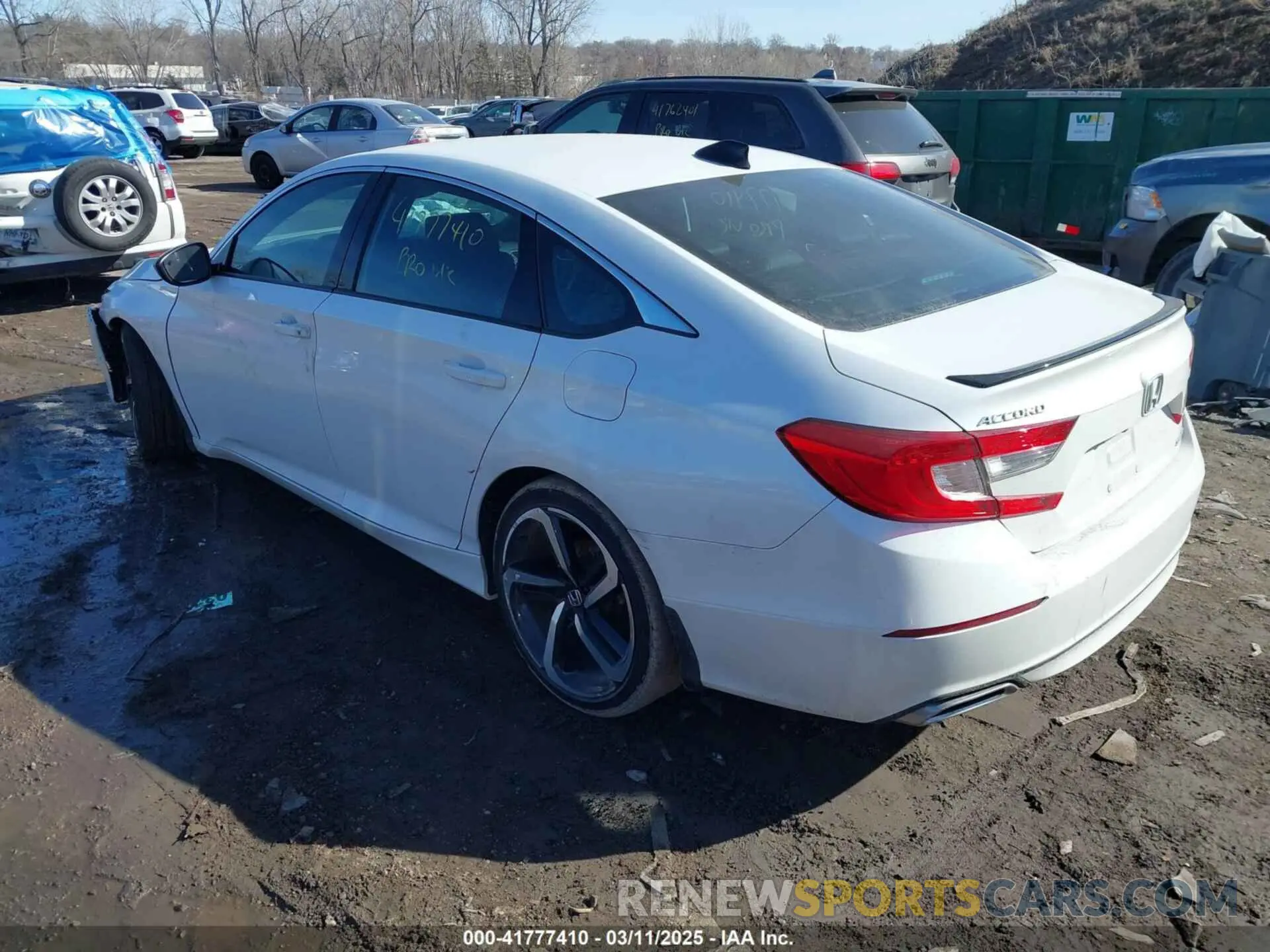 3 Photograph of a damaged car 1HGCV1F37NA109323 HONDA ACCORD 2022