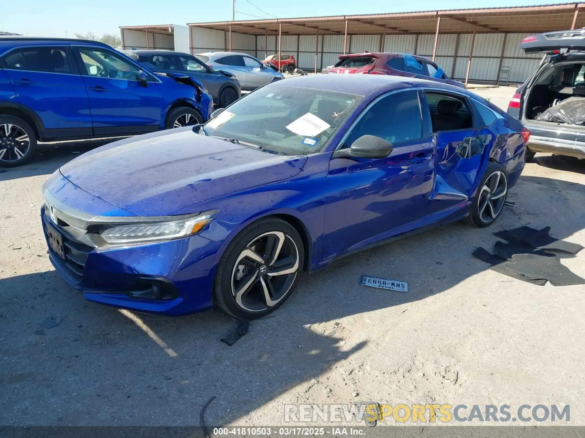 2 Photograph of a damaged car 1HGCV1F37NA124663 HONDA ACCORD 2022