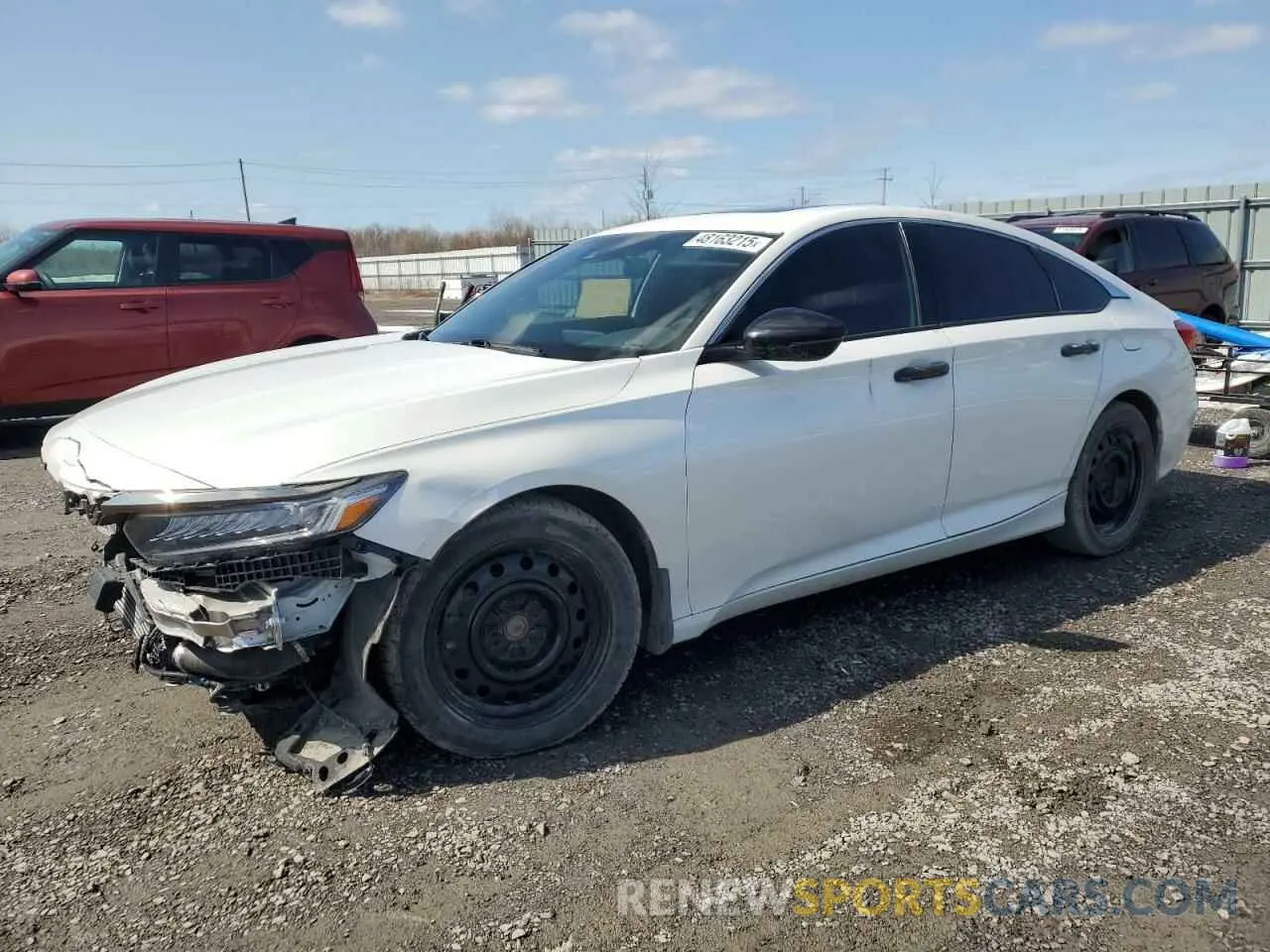 1 Photograph of a damaged car 1HGCV1F37NA801713 HONDA ACCORD 2022