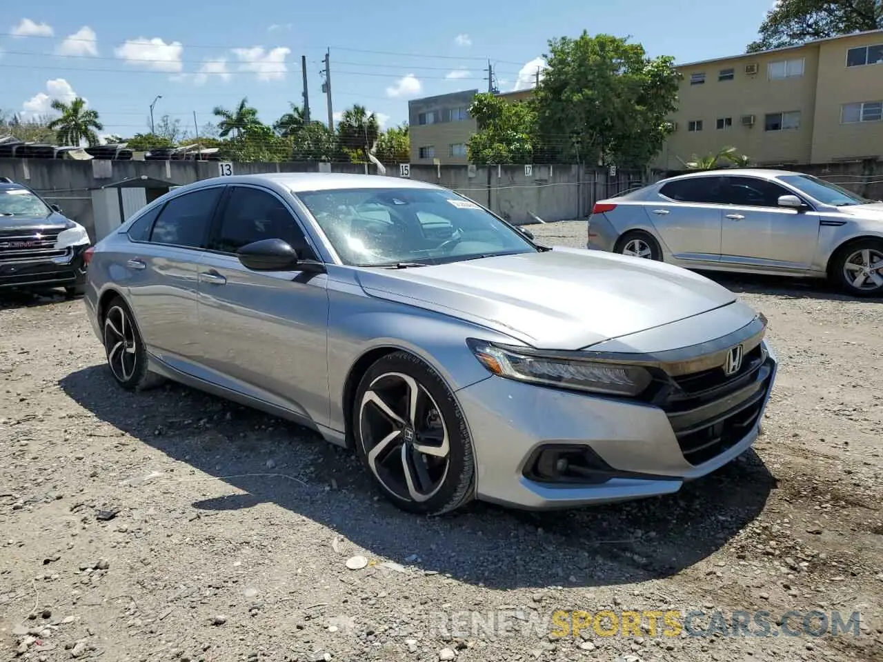 4 Photograph of a damaged car 1HGCV1F38NA000157 HONDA ACCORD 2022