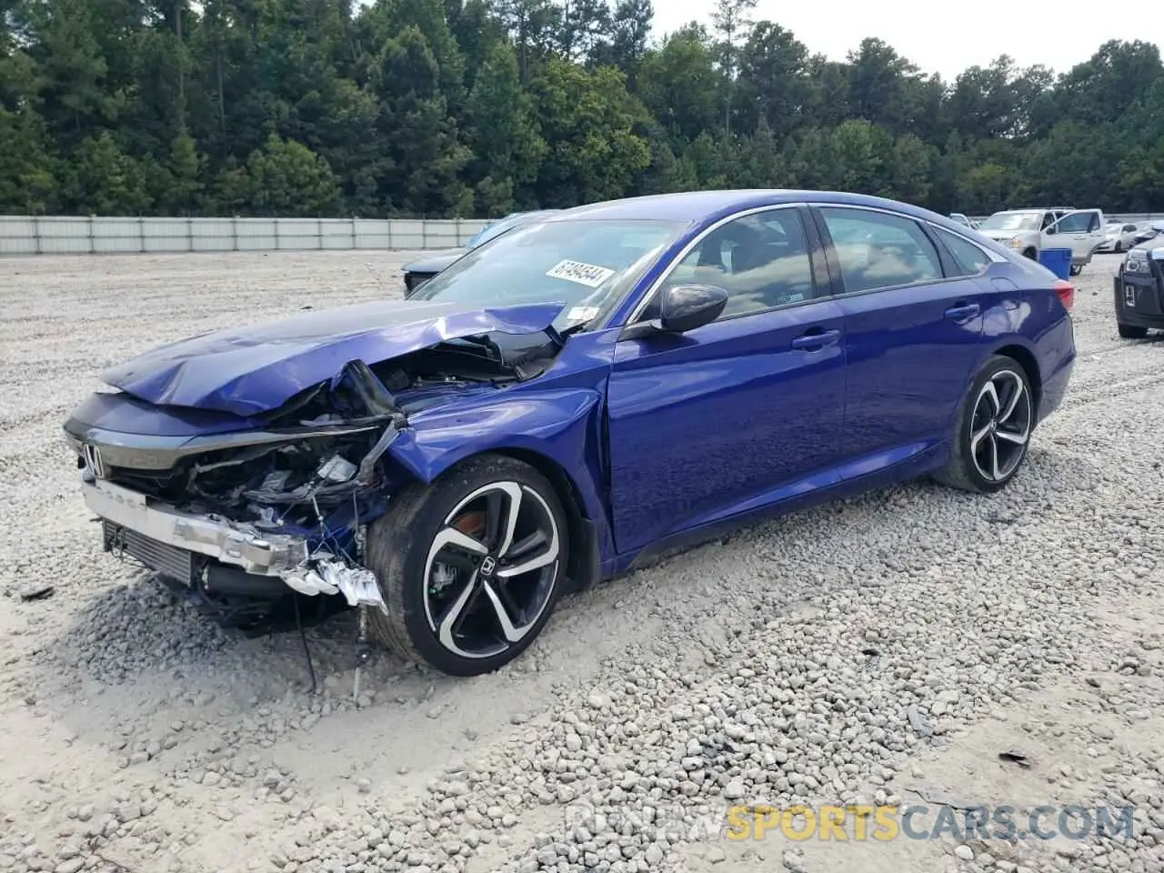 1 Photograph of a damaged car 1HGCV1F38NA005164 HONDA ACCORD 2022