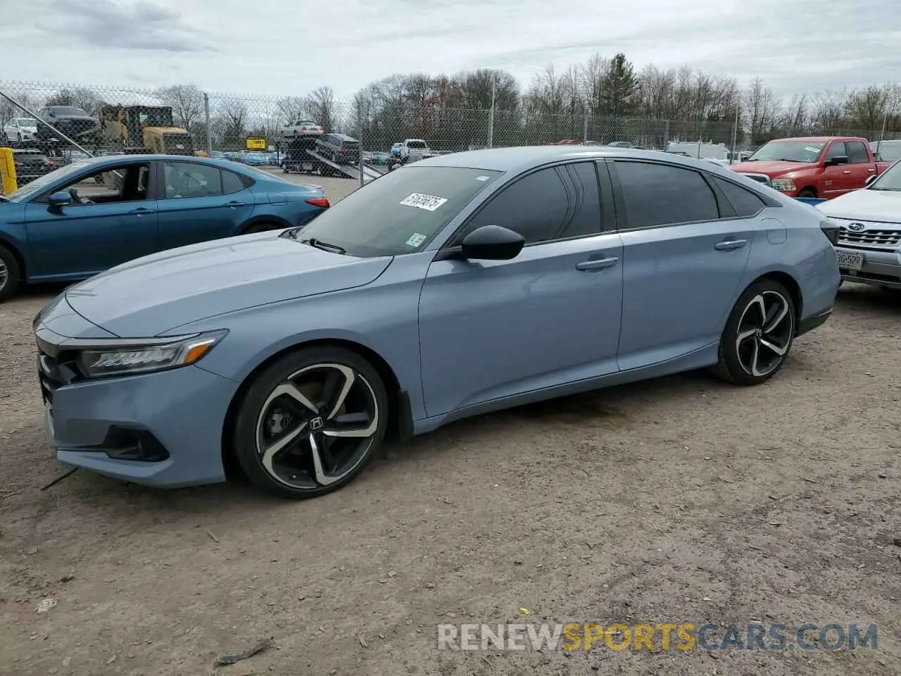 1 Photograph of a damaged car 1HGCV1F38NA013829 HONDA ACCORD 2022