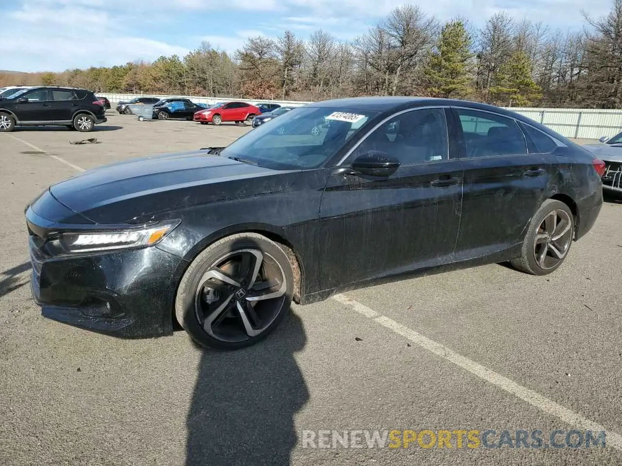 1 Photograph of a damaged car 1HGCV1F38NA051688 HONDA ACCORD 2022