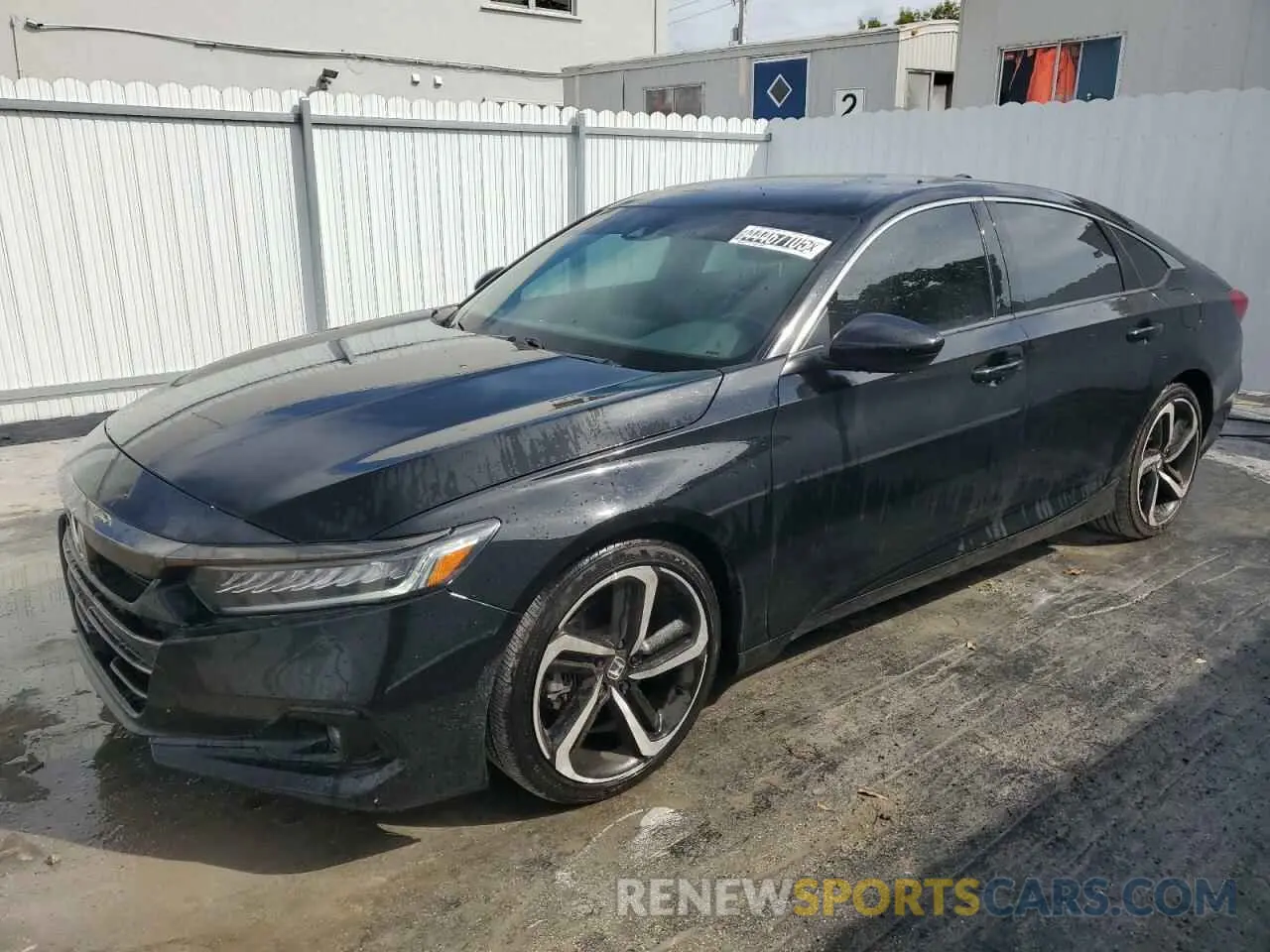1 Photograph of a damaged car 1HGCV1F38NA054770 HONDA ACCORD 2022