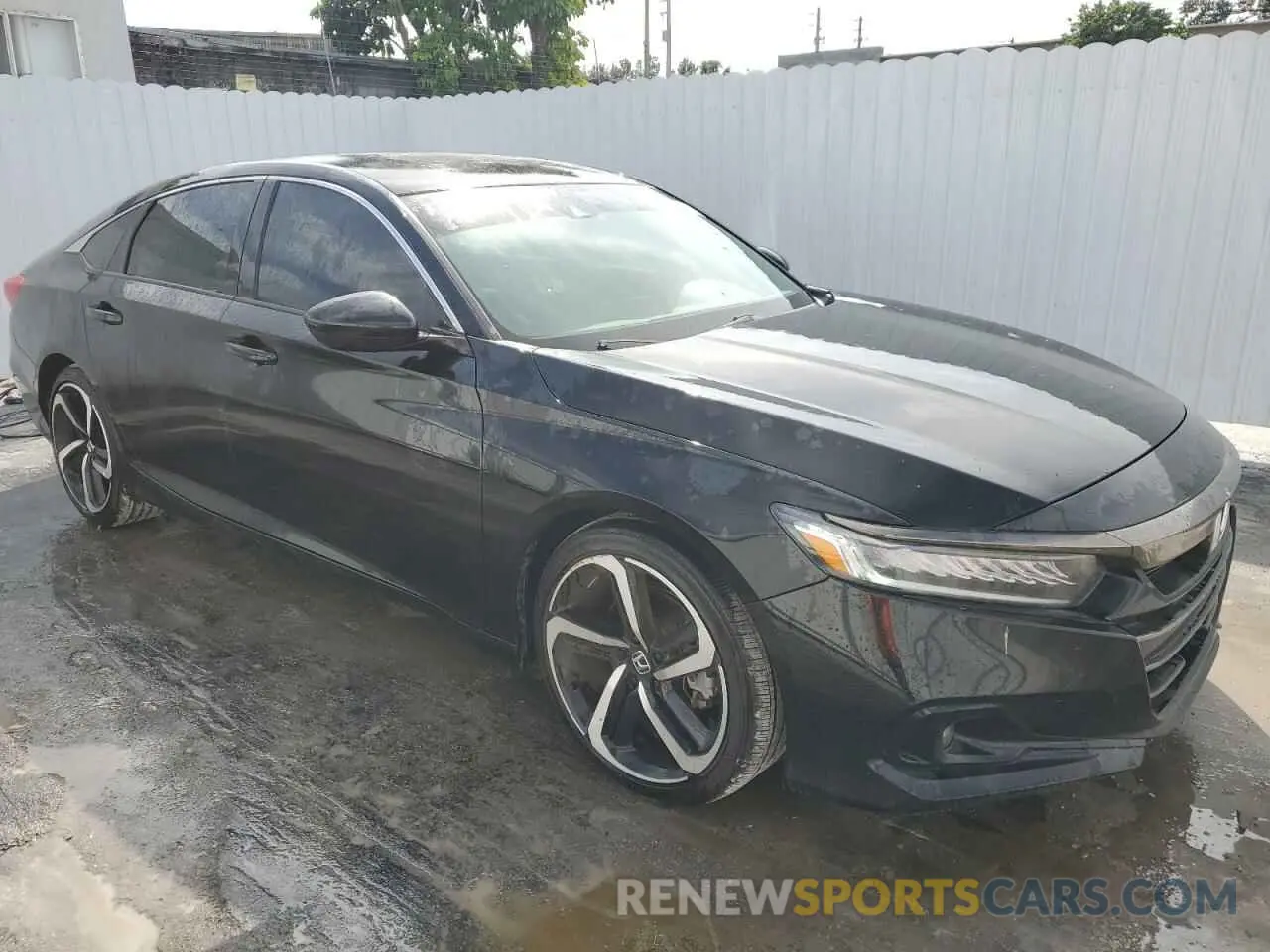4 Photograph of a damaged car 1HGCV1F38NA054770 HONDA ACCORD 2022