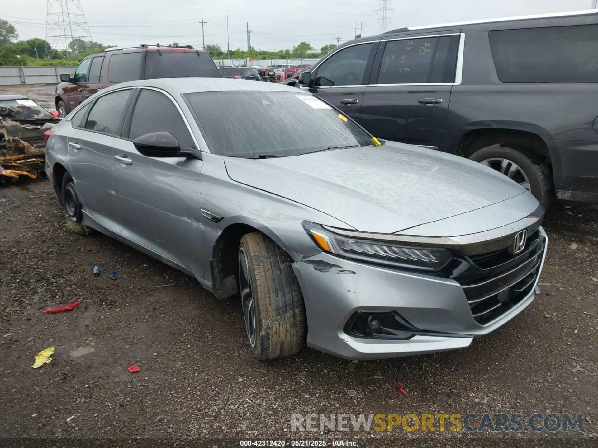 1 Photograph of a damaged car 1HGCV1F38NA058818 HONDA ACCORD 2022