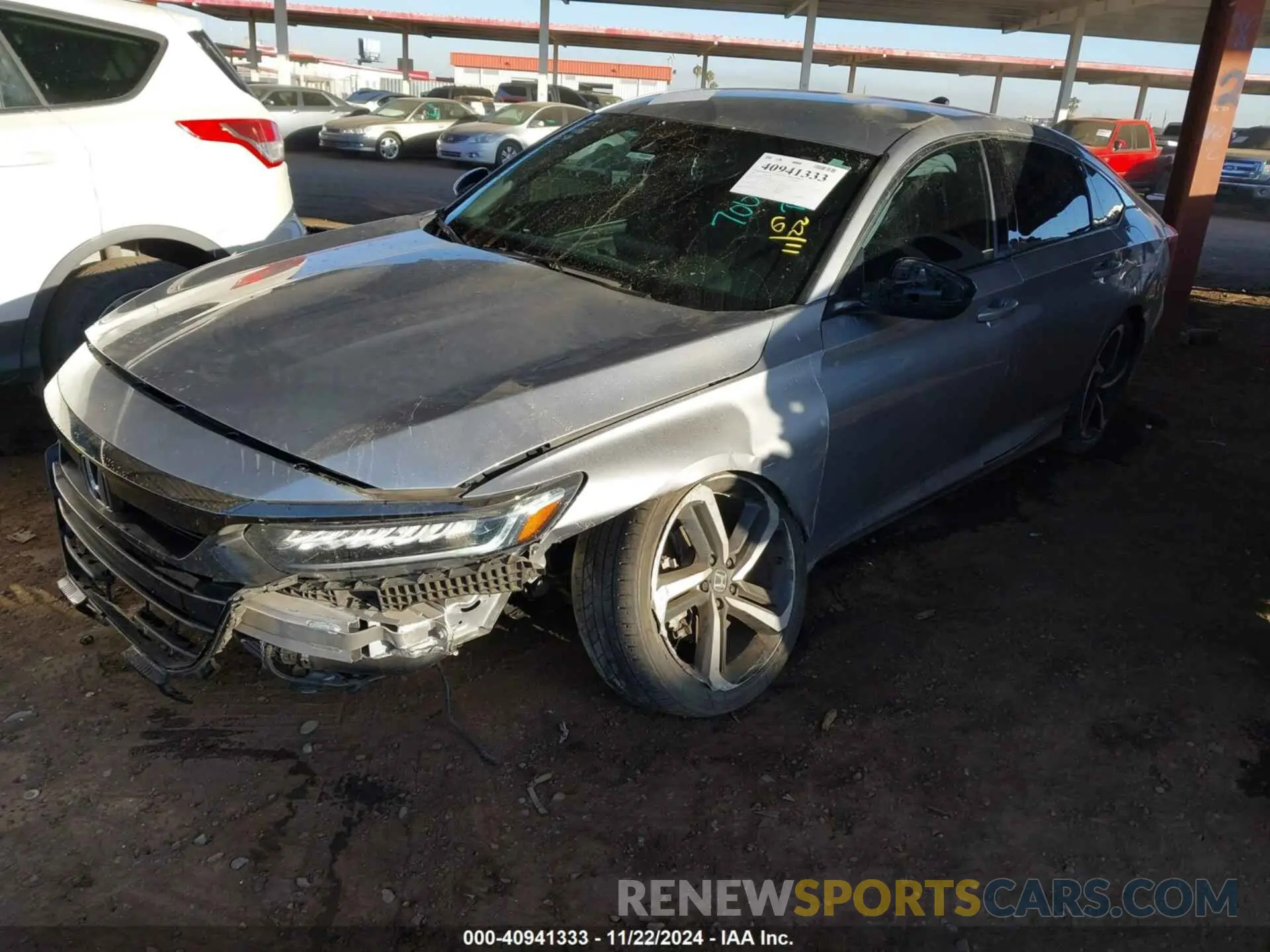 2 Photograph of a damaged car 1HGCV1F38NA060438 HONDA ACCORD 2022