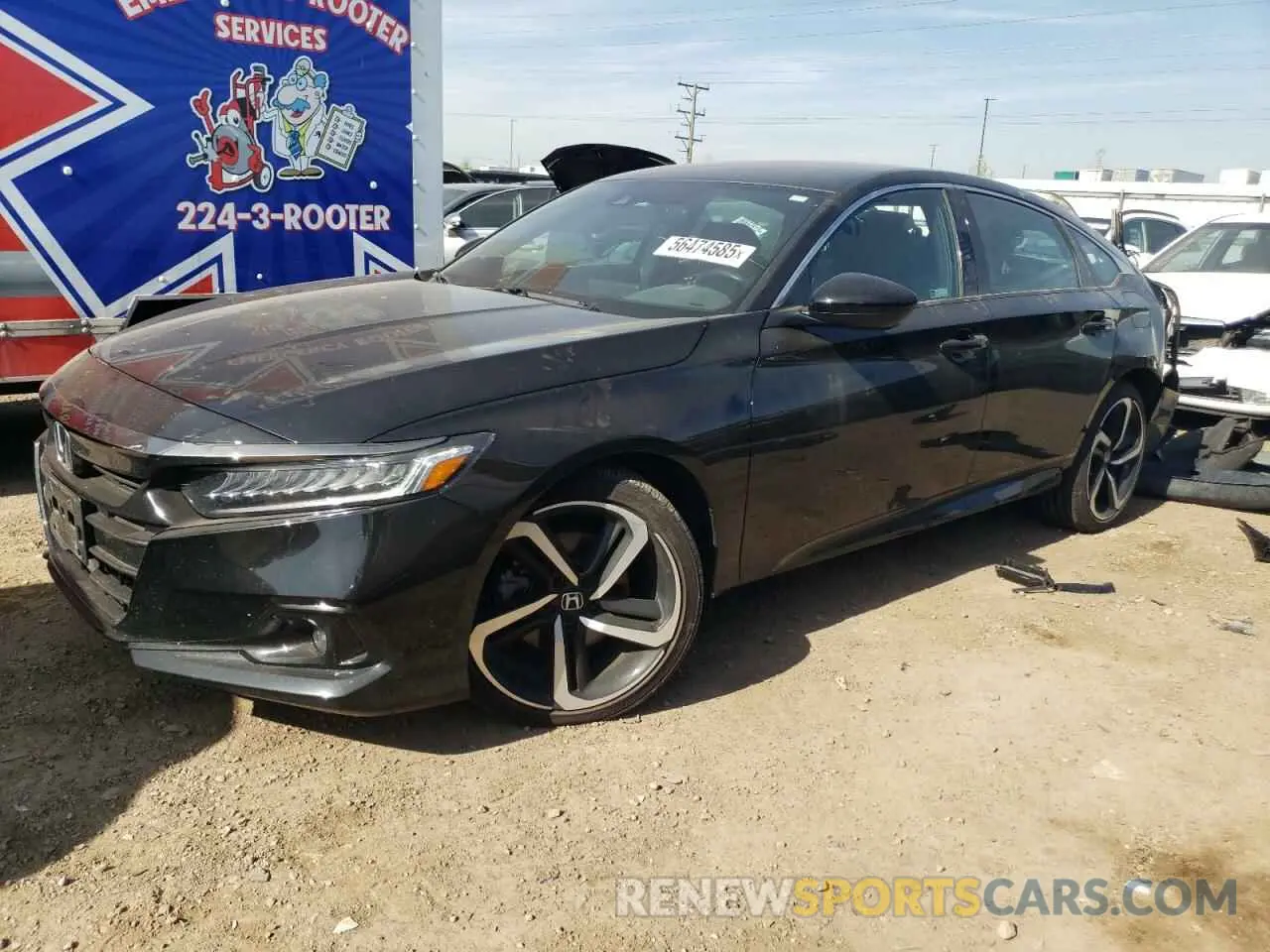 1 Photograph of a damaged car 1HGCV1F38NA089034 HONDA ACCORD 2022