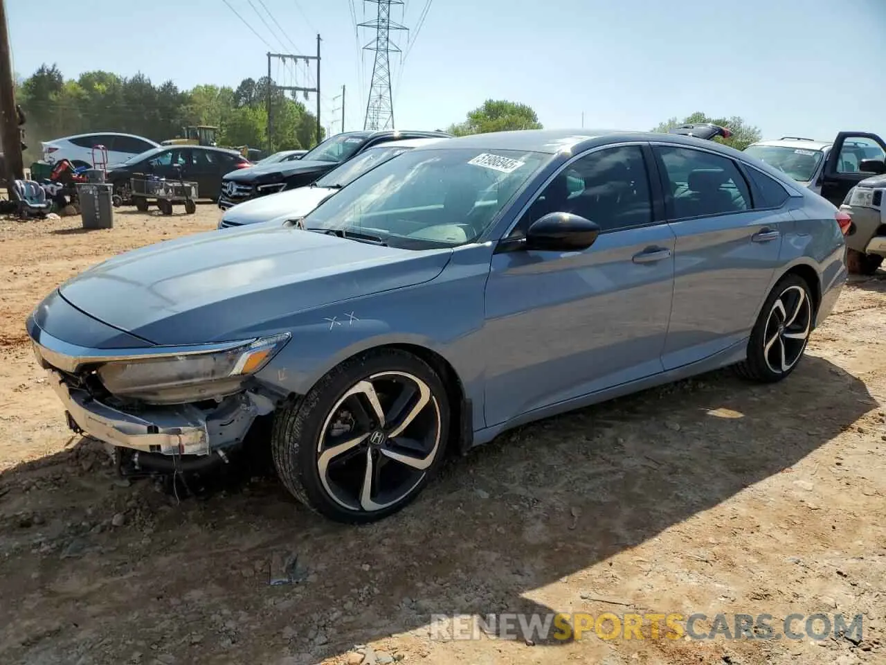 1 Photograph of a damaged car 1HGCV1F38NA092886 HONDA ACCORD 2022