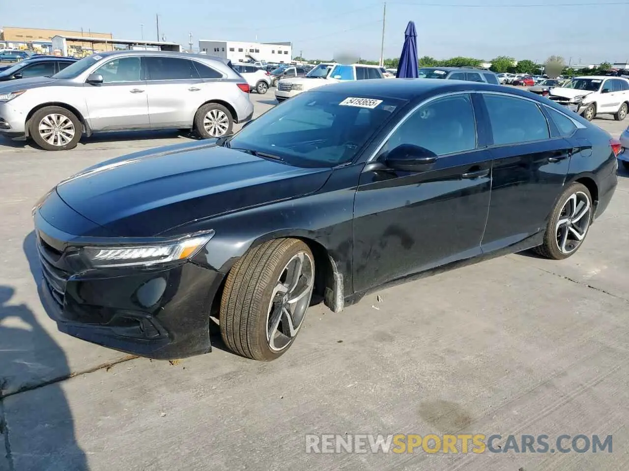 1 Photograph of a damaged car 1HGCV1F38NA110092 HONDA ACCORD 2022