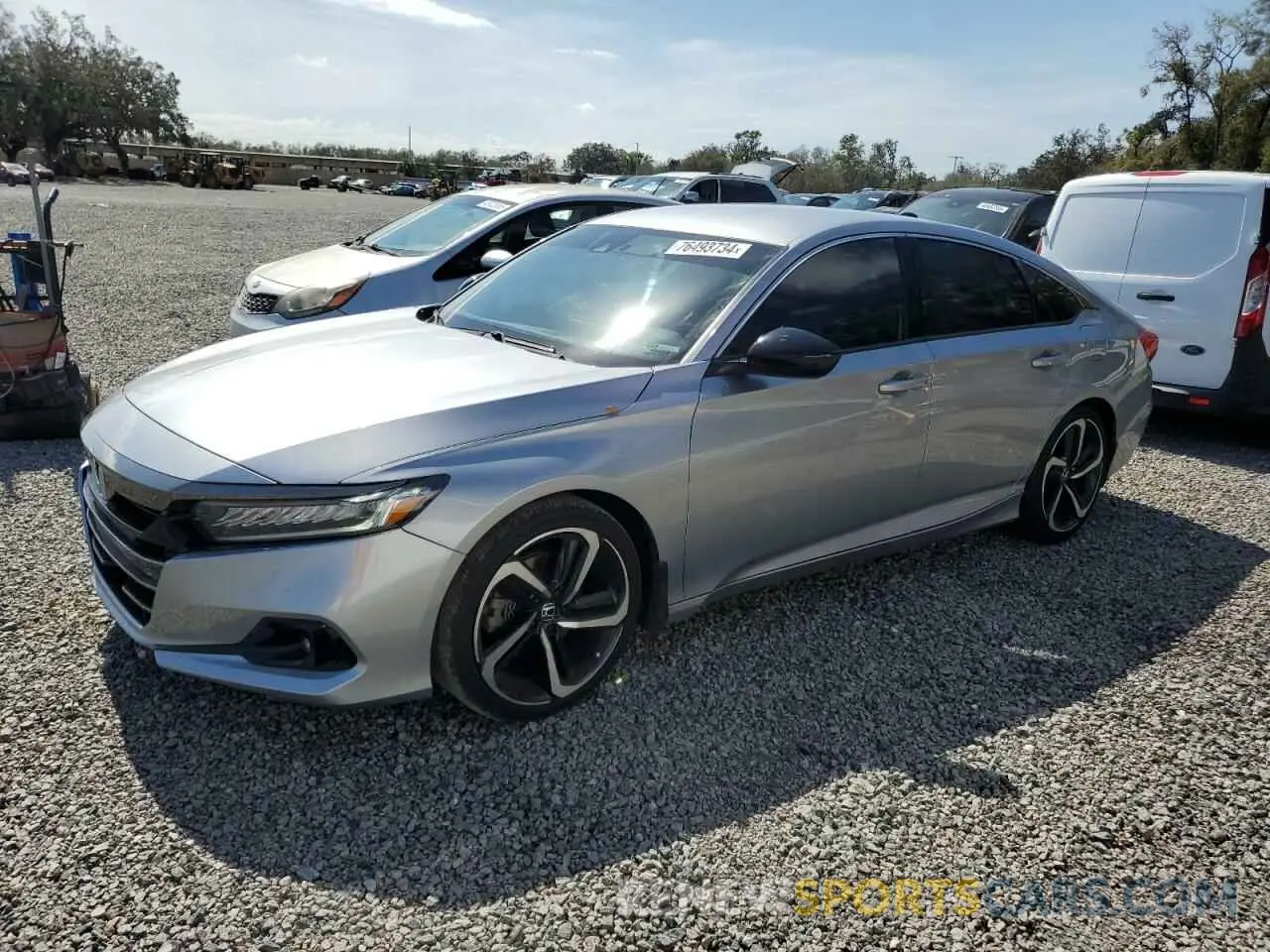 1 Photograph of a damaged car 1HGCV1F39NA000152 HONDA ACCORD 2022