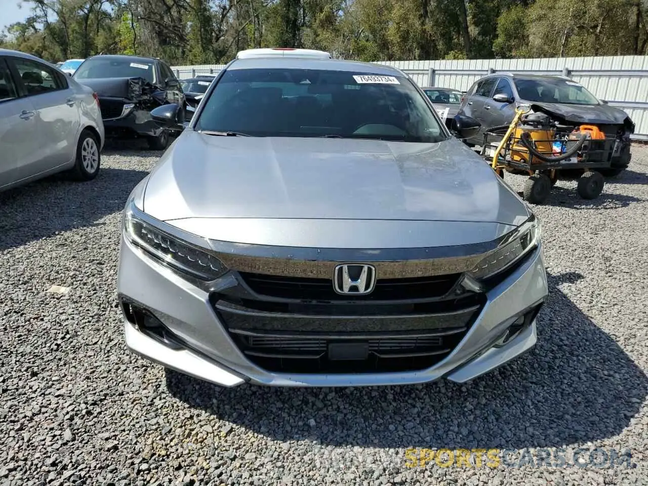 5 Photograph of a damaged car 1HGCV1F39NA000152 HONDA ACCORD 2022