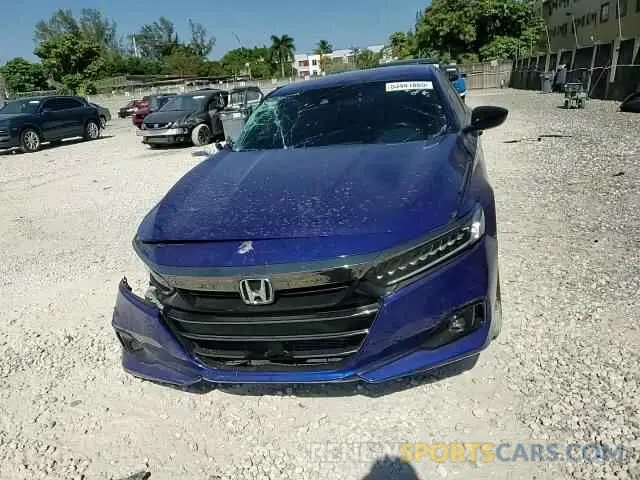 10 Photograph of a damaged car 1HGCV1F39NA060366 HONDA ACCORD 2022
