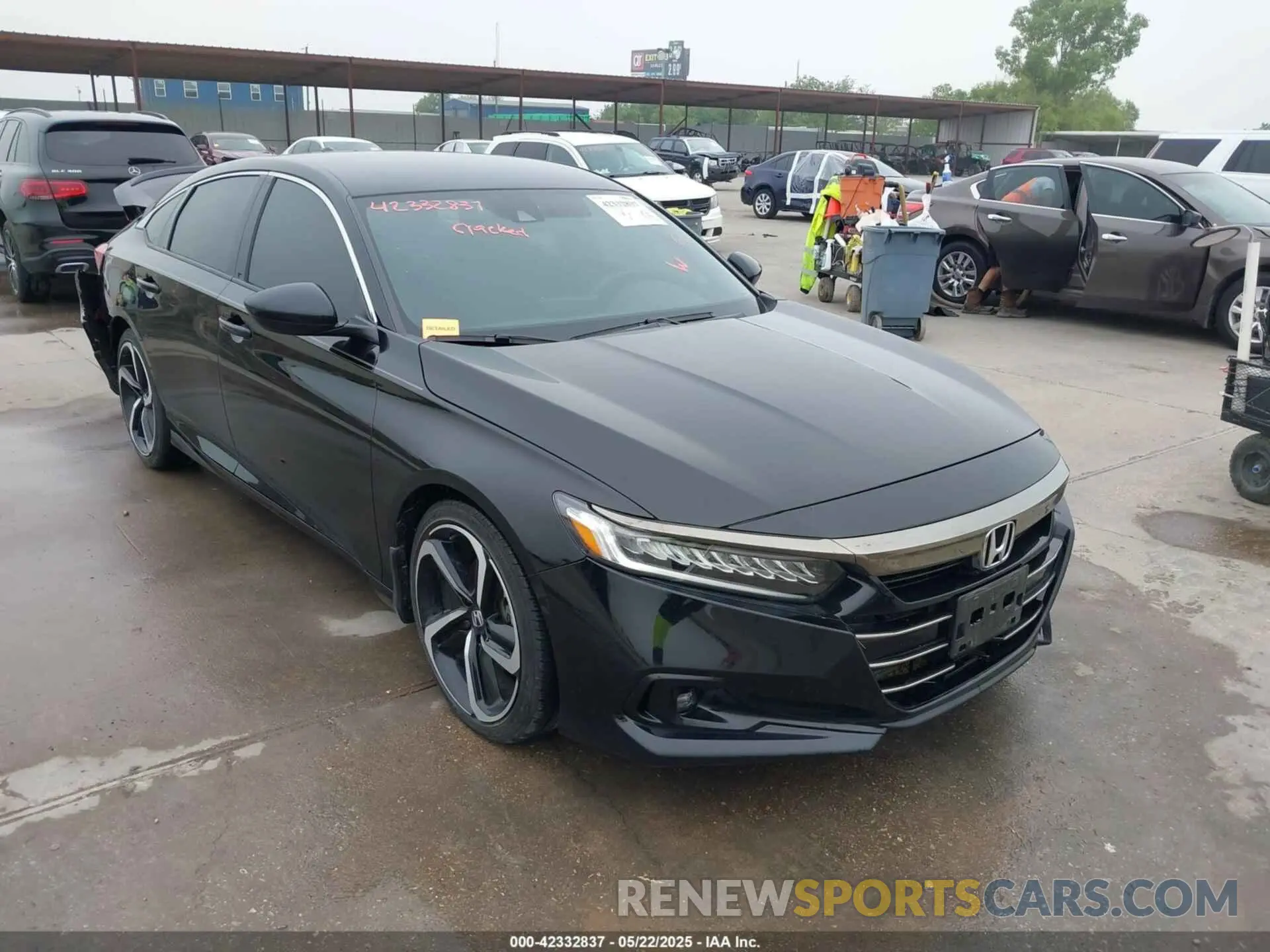 1 Photograph of a damaged car 1HGCV1F39NA070556 HONDA ACCORD 2022