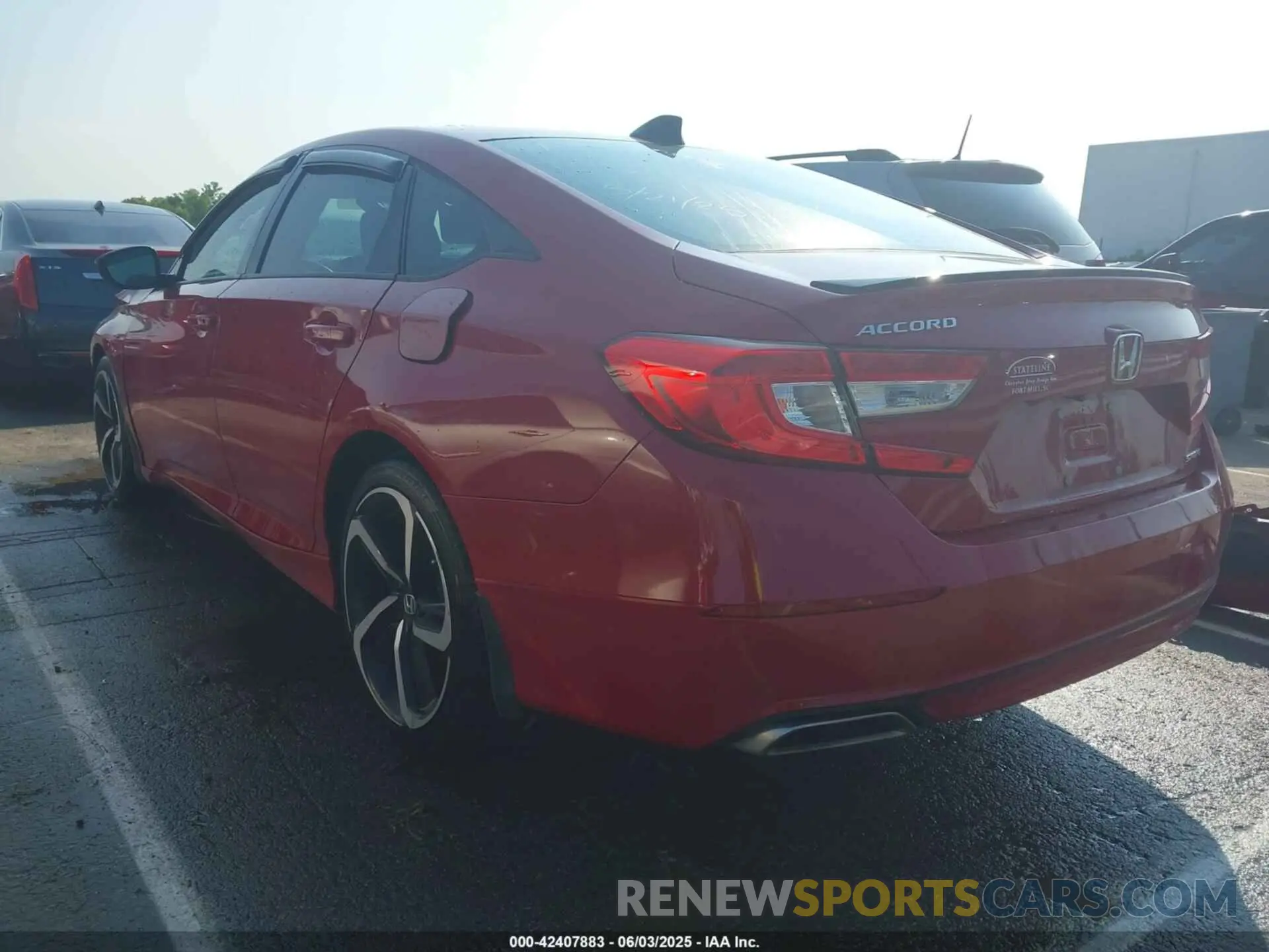 3 Photograph of a damaged car 1HGCV1F3XNA015792 HONDA ACCORD 2022