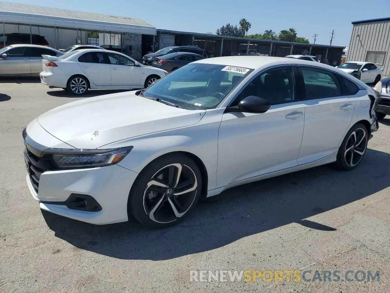 1 Photograph of a damaged car 1HGCV1F3XNA016442 HONDA ACCORD 2022