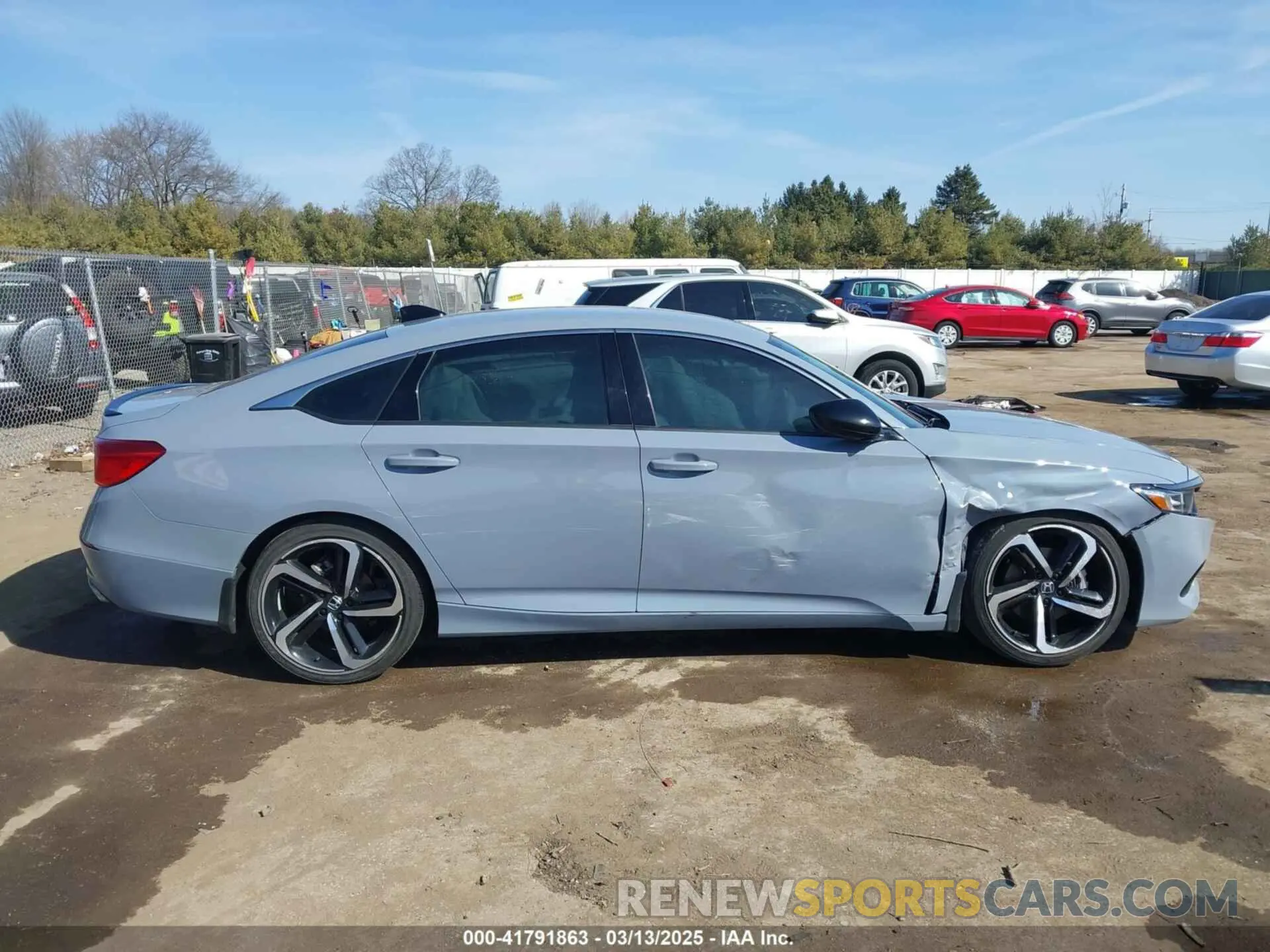 13 Photograph of a damaged car 1HGCV1F3XNA025528 HONDA ACCORD 2022