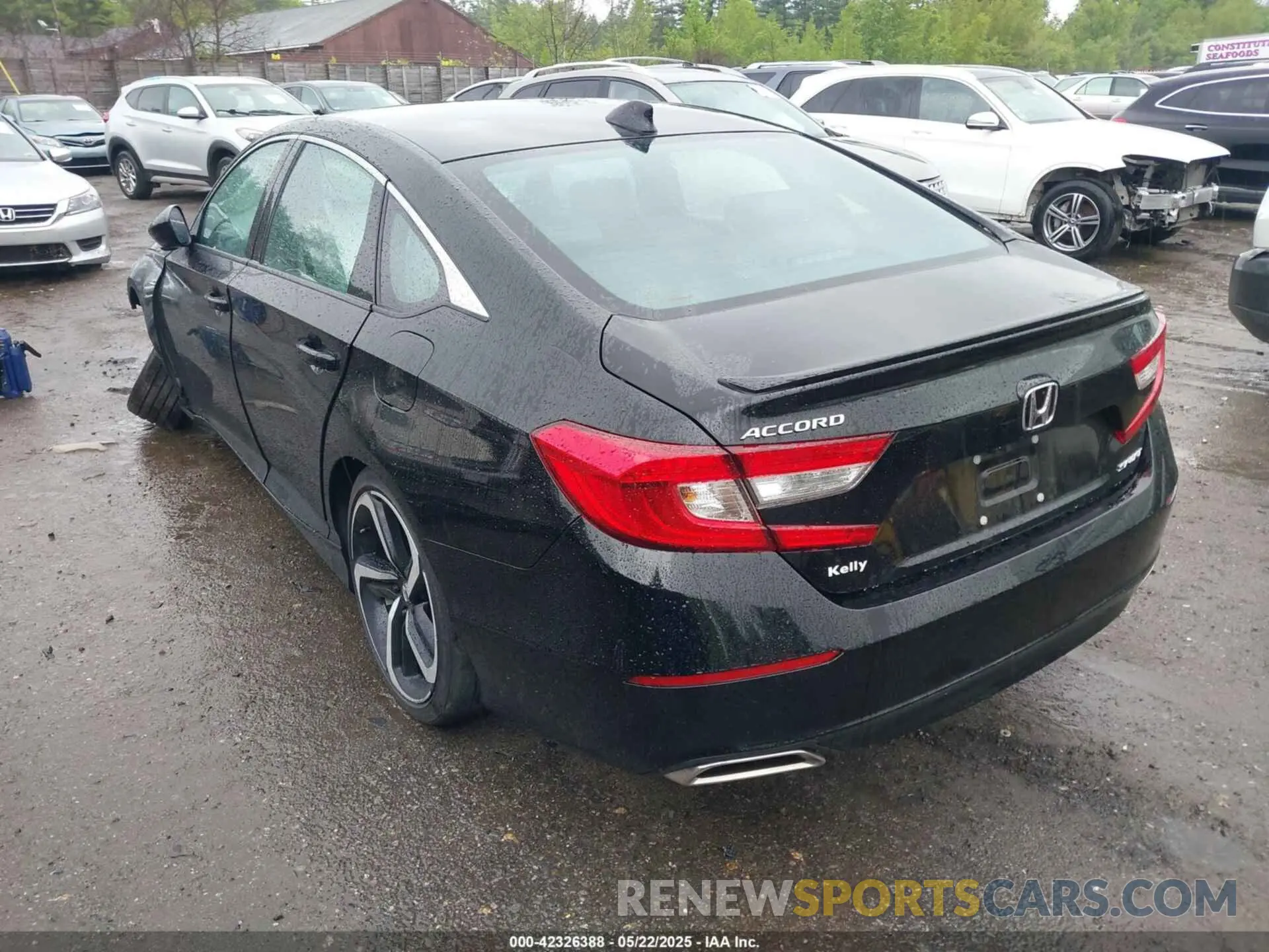 3 Photograph of a damaged car 1HGCV1F3XNA031541 HONDA ACCORD 2022