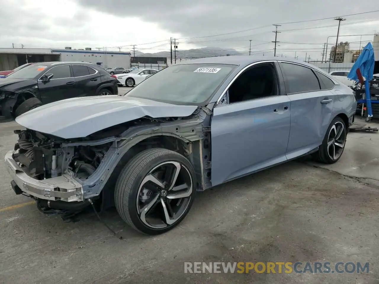 1 Photograph of a damaged car 1HGCV1F3XNA068718 HONDA ACCORD 2022