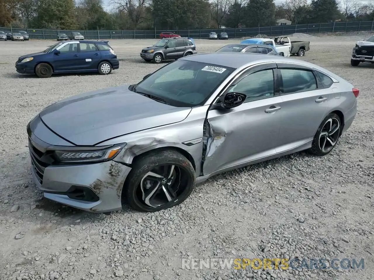 1 Photograph of a damaged car 1HGCV1F3XNA082294 HONDA ACCORD 2022