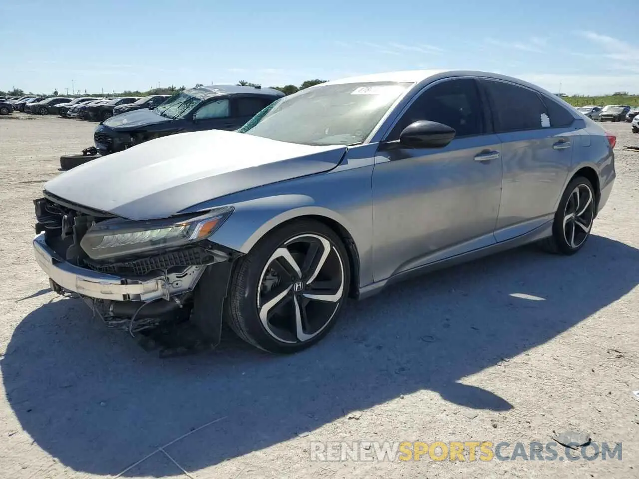 1 Photograph of a damaged car 1HGCV1F3XNA100602 HONDA ACCORD 2022