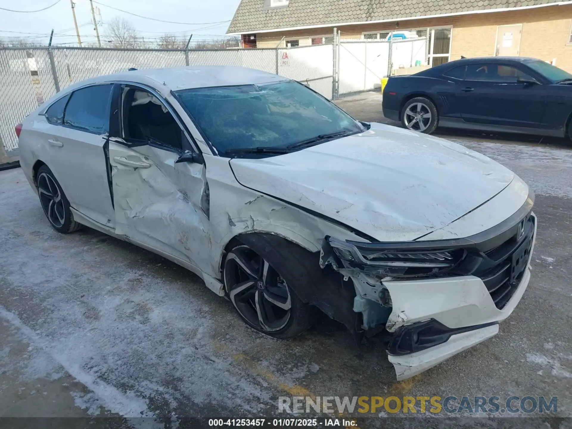 1 Photograph of a damaged car 1HGCV1F3XNA109946 HONDA ACCORD 2022