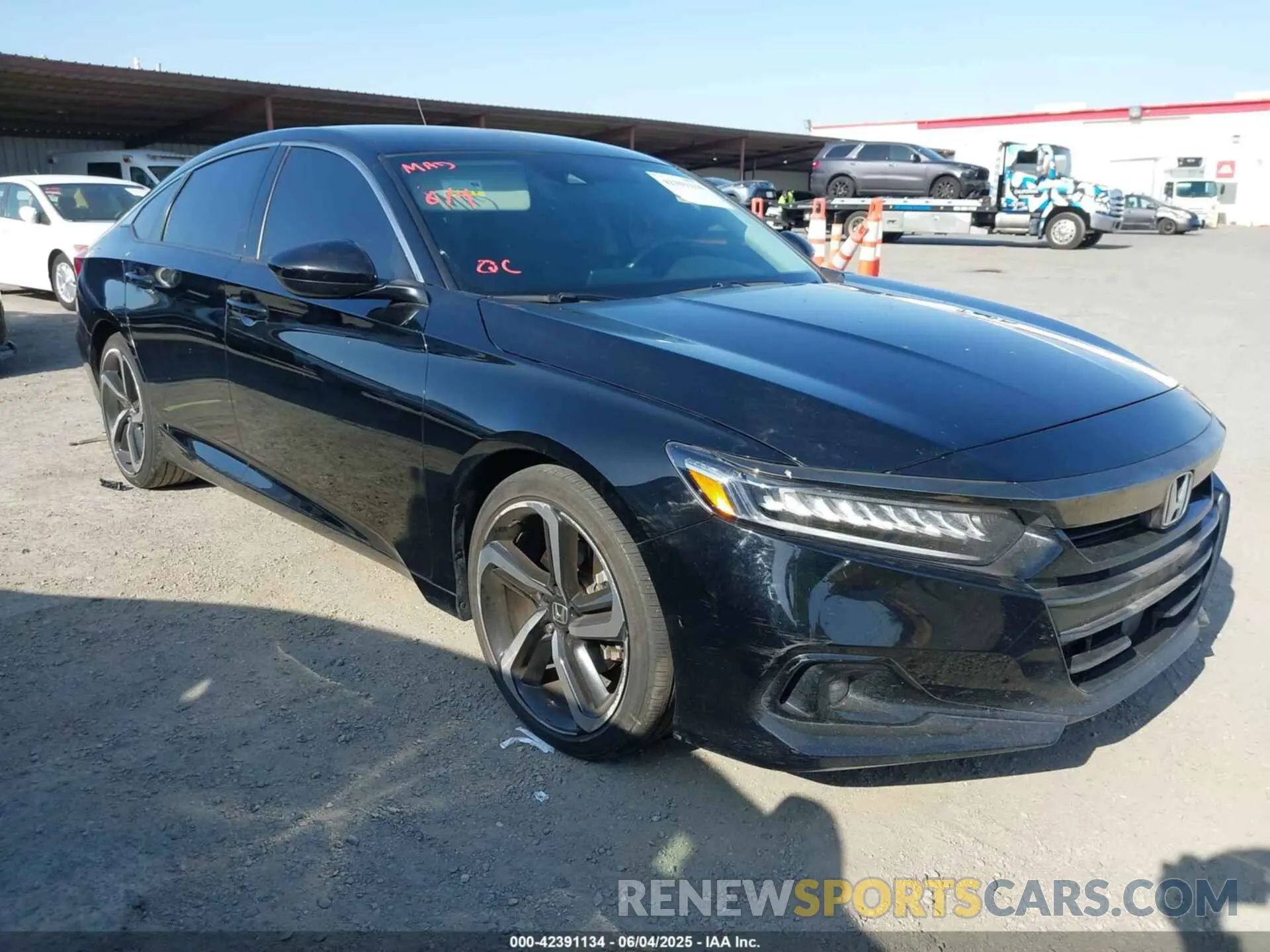 1 Photograph of a damaged car 1HGCV1F40NA061625 HONDA ACCORD 2022