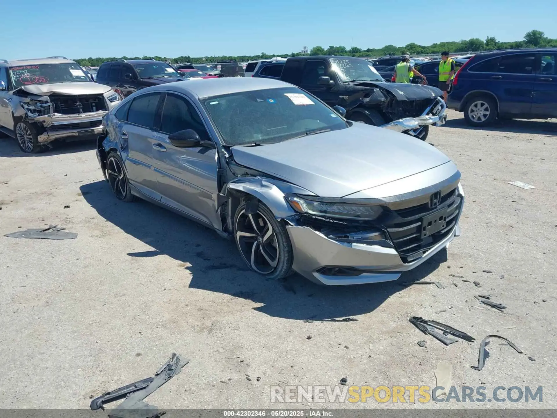 1 Photograph of a damaged car 1HGCV1F40NA085472 HONDA ACCORD 2022