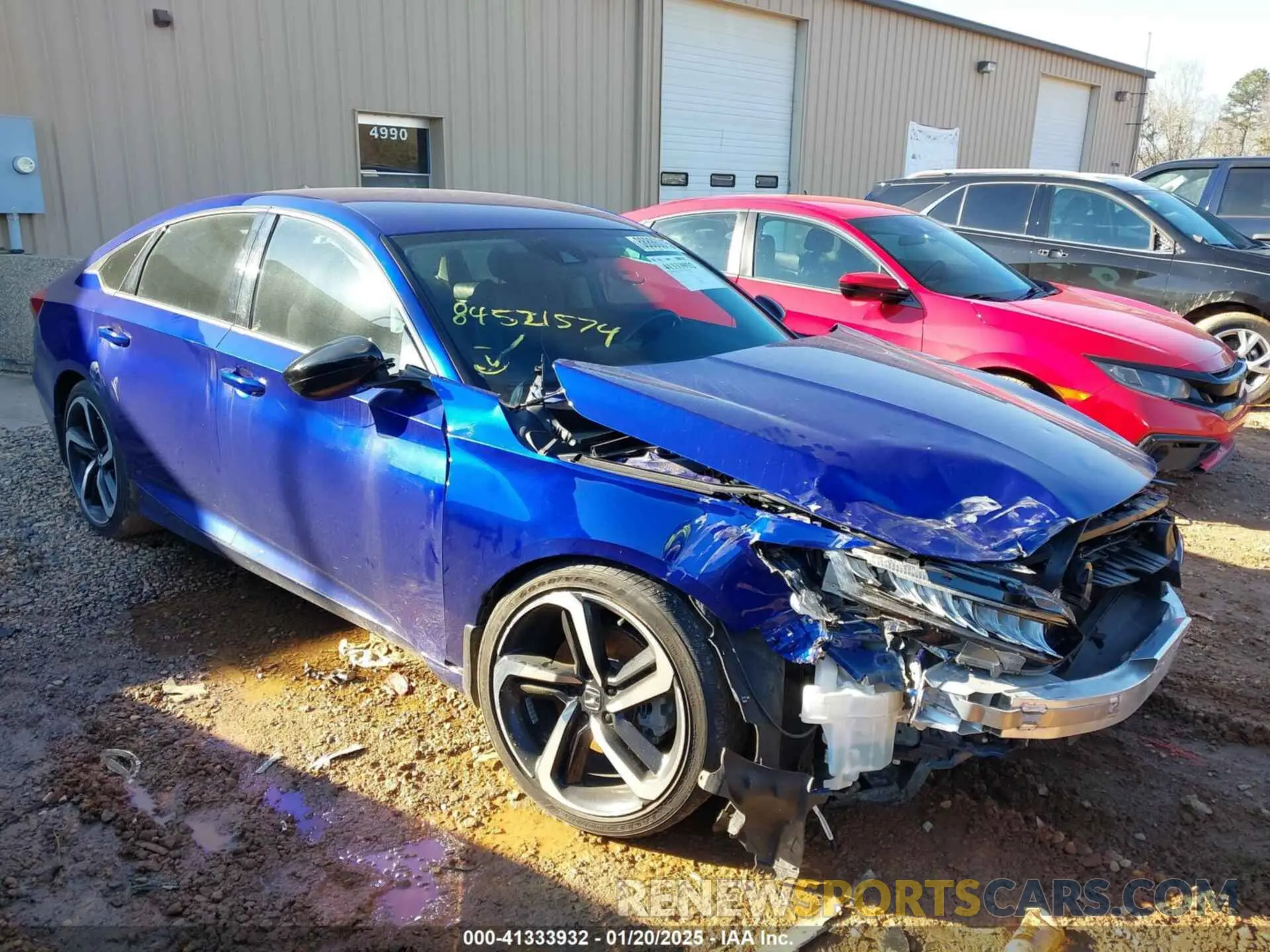 1 Photograph of a damaged car 1HGCV1F40NA085617 HONDA ACCORD 2022