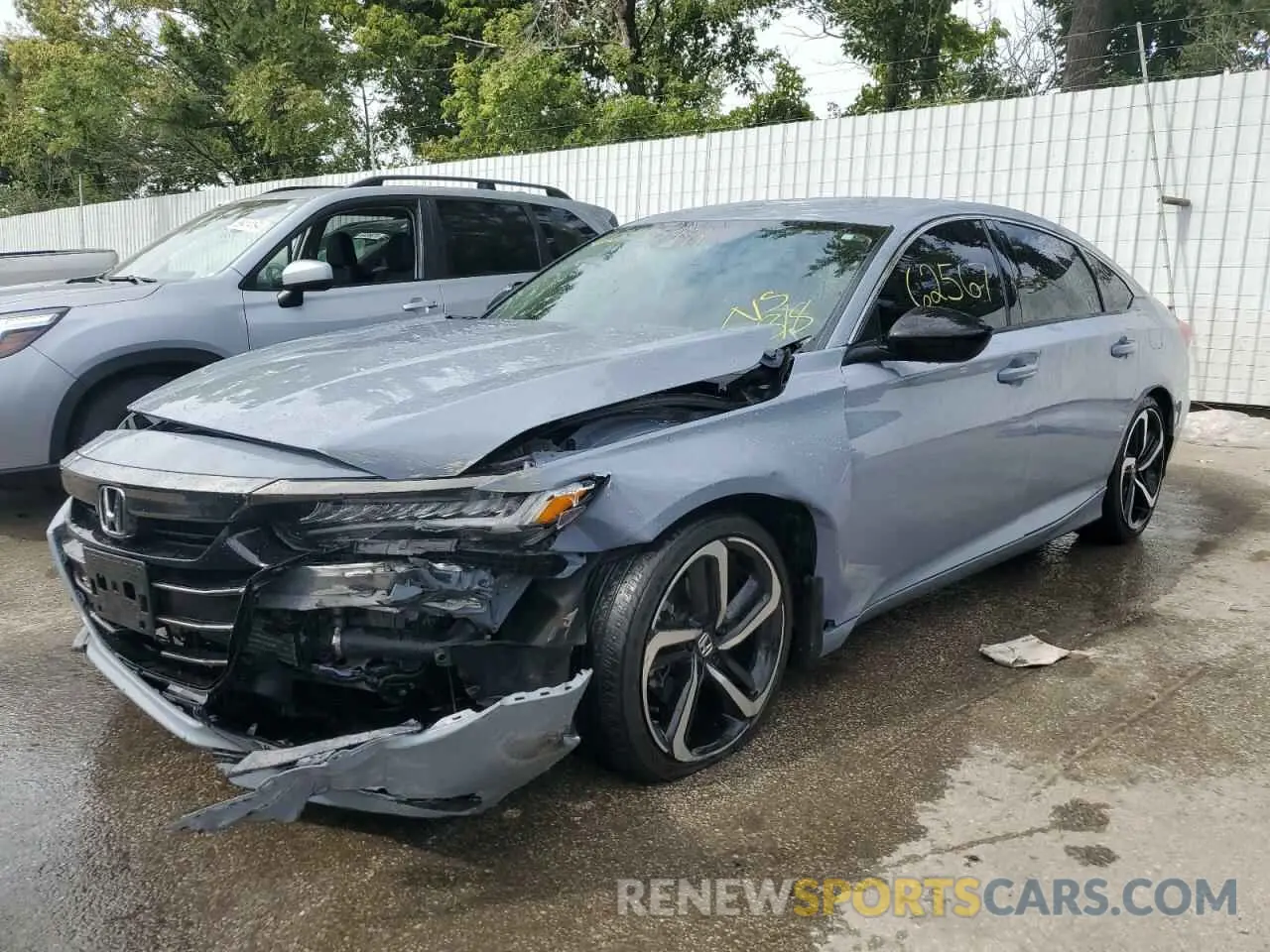 1 Photograph of a damaged car 1HGCV1F41NA011168 HONDA ACCORD 2022