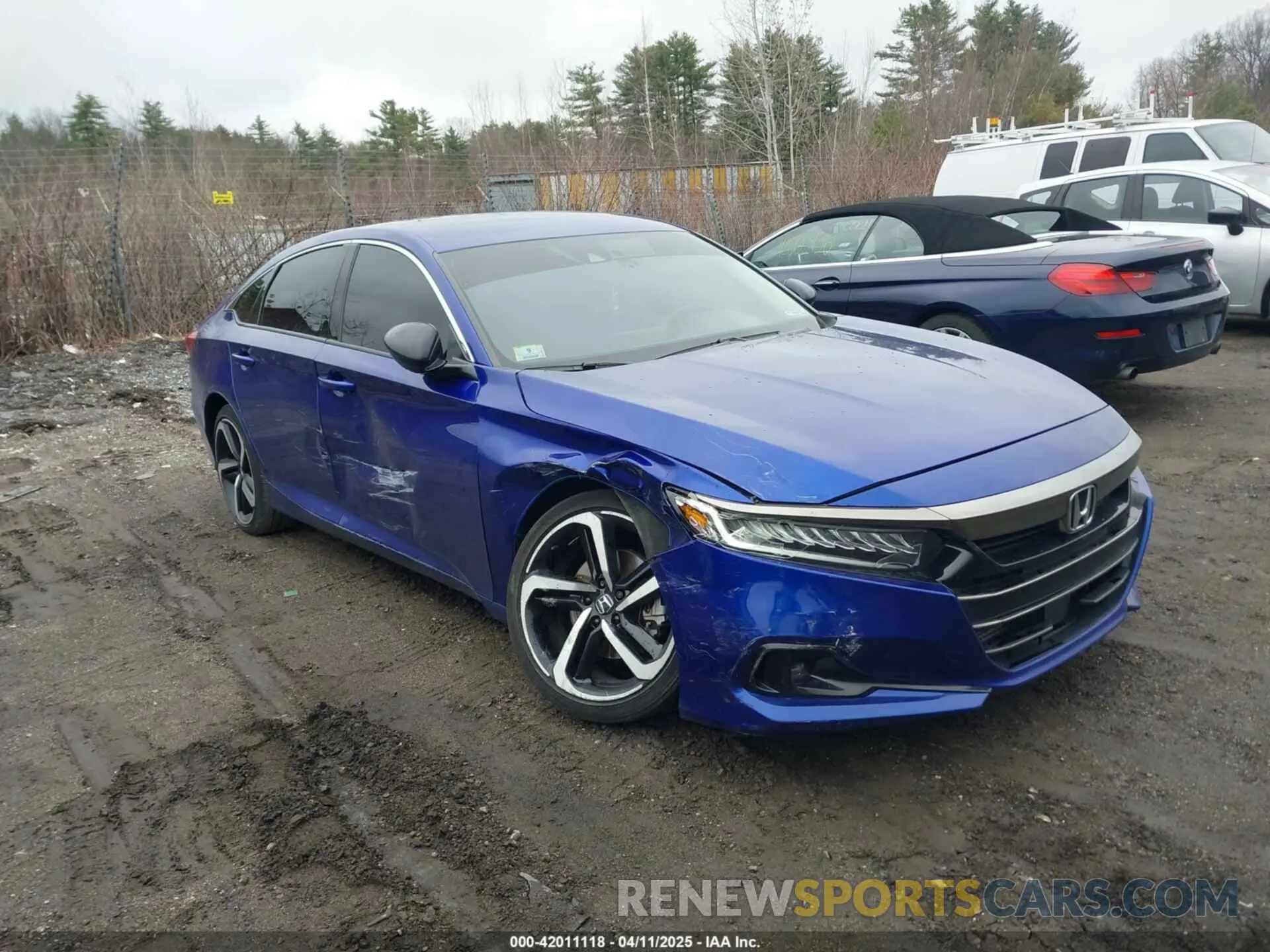 1 Photograph of a damaged car 1HGCV1F41NA020825 HONDA ACCORD 2022