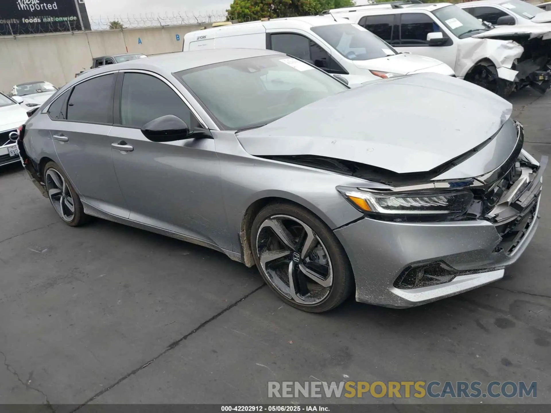 1 Photograph of a damaged car 1HGCV1F41NA071452 HONDA ACCORD 2022