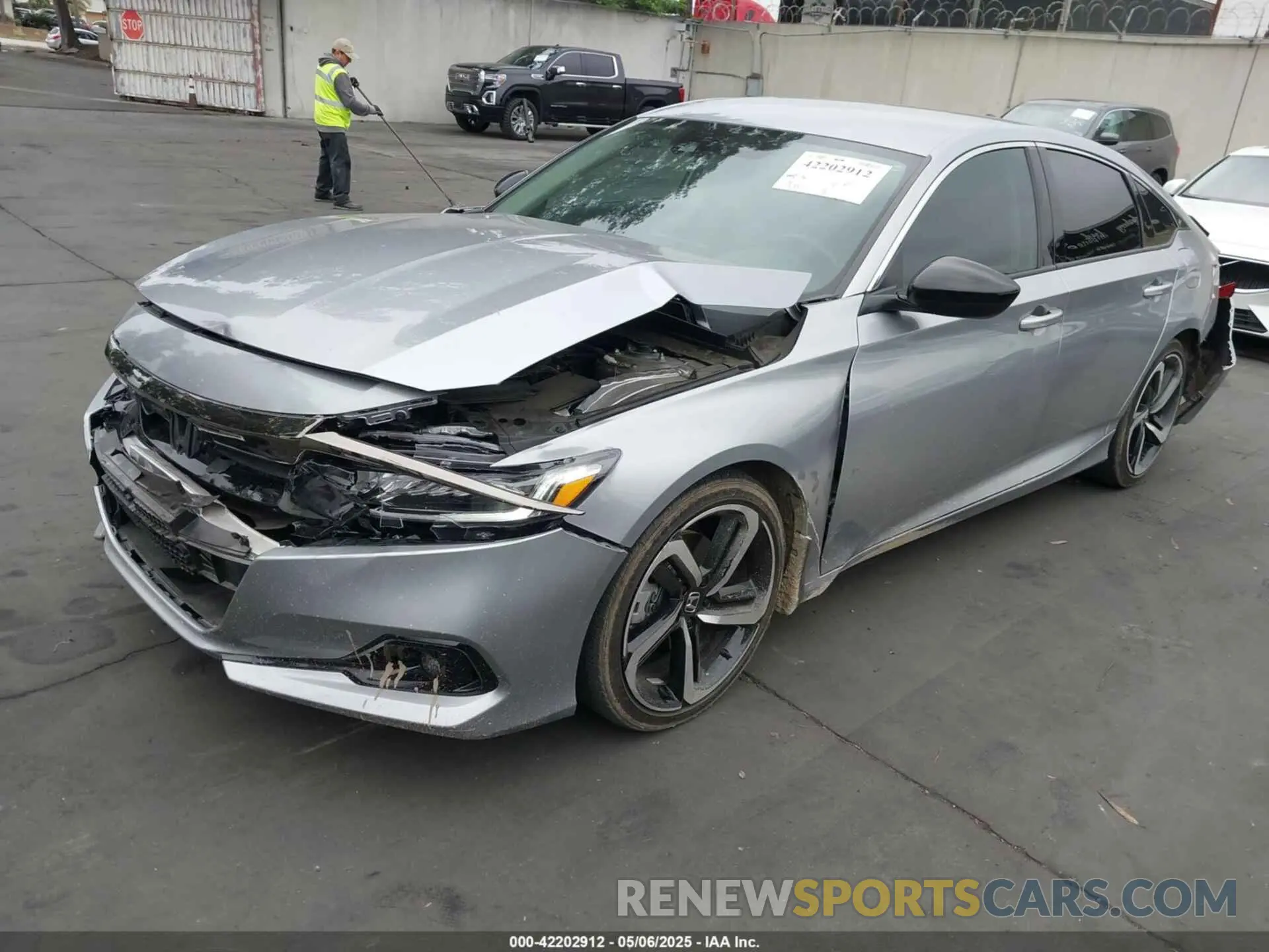 2 Photograph of a damaged car 1HGCV1F41NA071452 HONDA ACCORD 2022