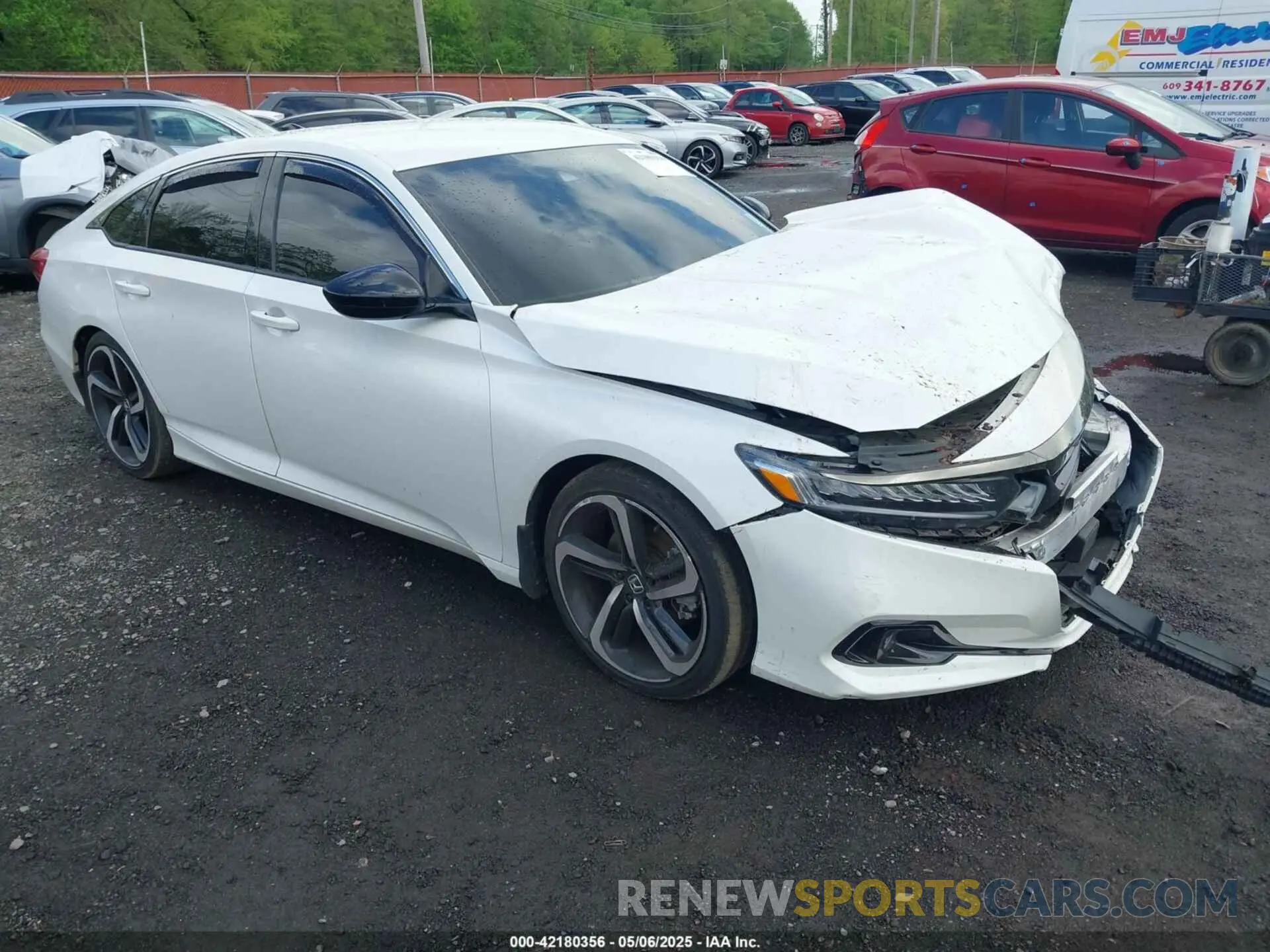 1 Photograph of a damaged car 1HGCV1F41NA072827 HONDA ACCORD 2022