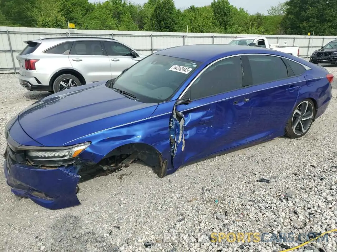 1 Photograph of a damaged car 1HGCV1F41NA091233 HONDA ACCORD 2022