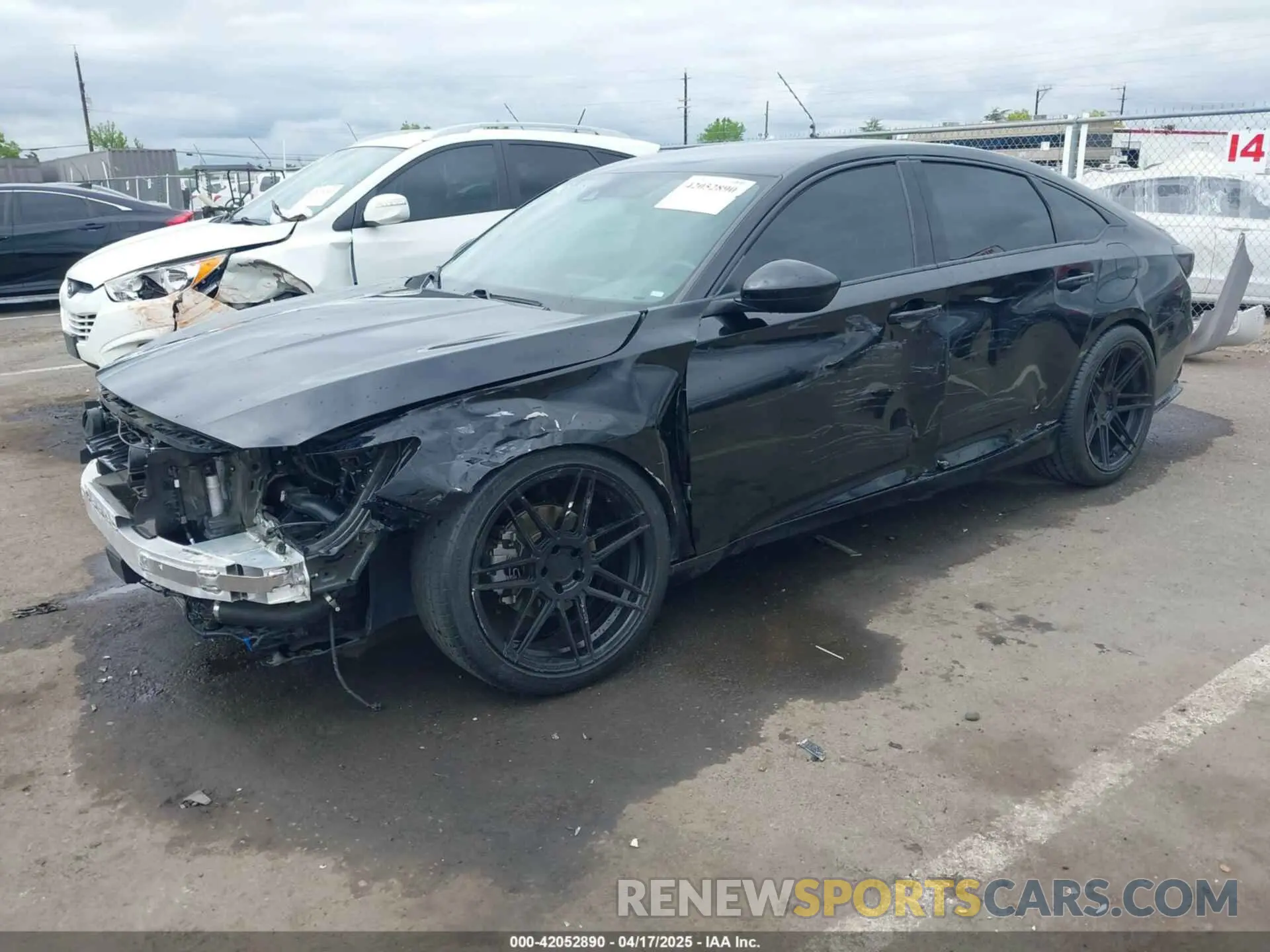 2 Photograph of a damaged car 1HGCV1F42NA014404 HONDA ACCORD 2022