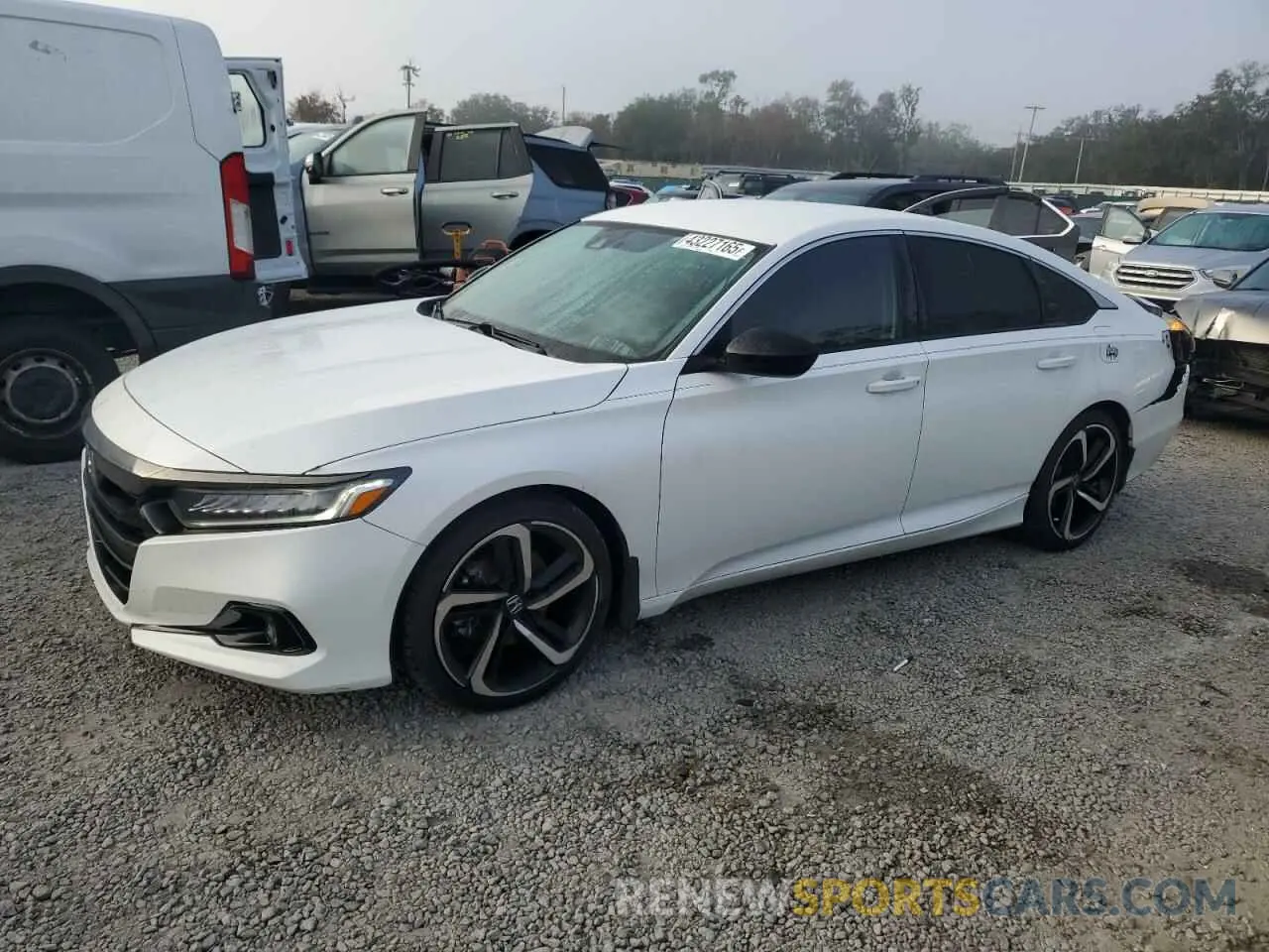 1 Photograph of a damaged car 1HGCV1F42NA066258 HONDA ACCORD 2022