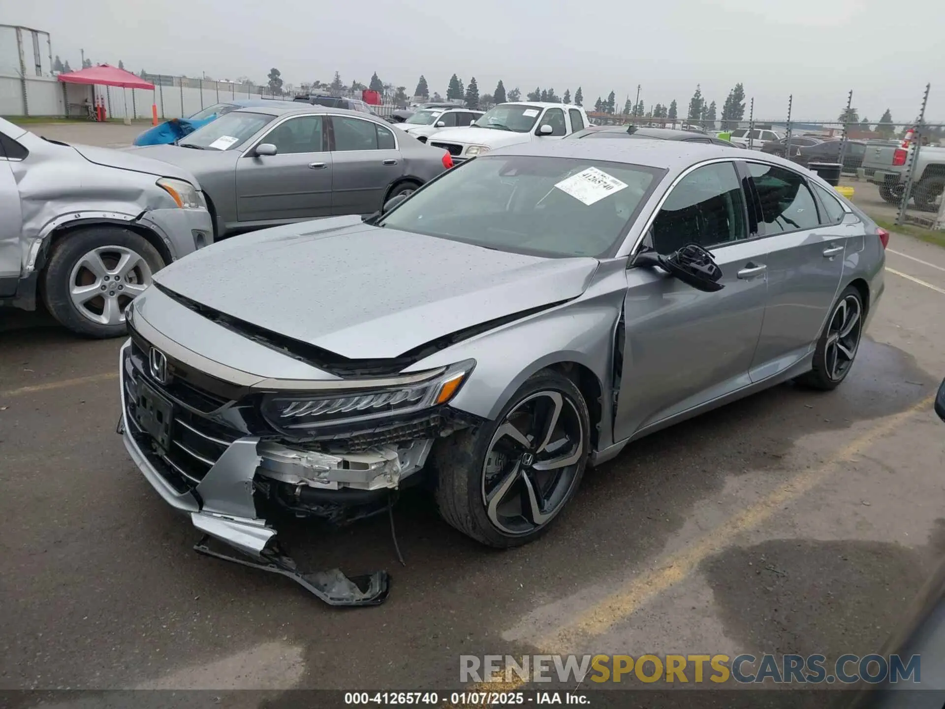 2 Photograph of a damaged car 1HGCV1F42NA073338 HONDA ACCORD 2022