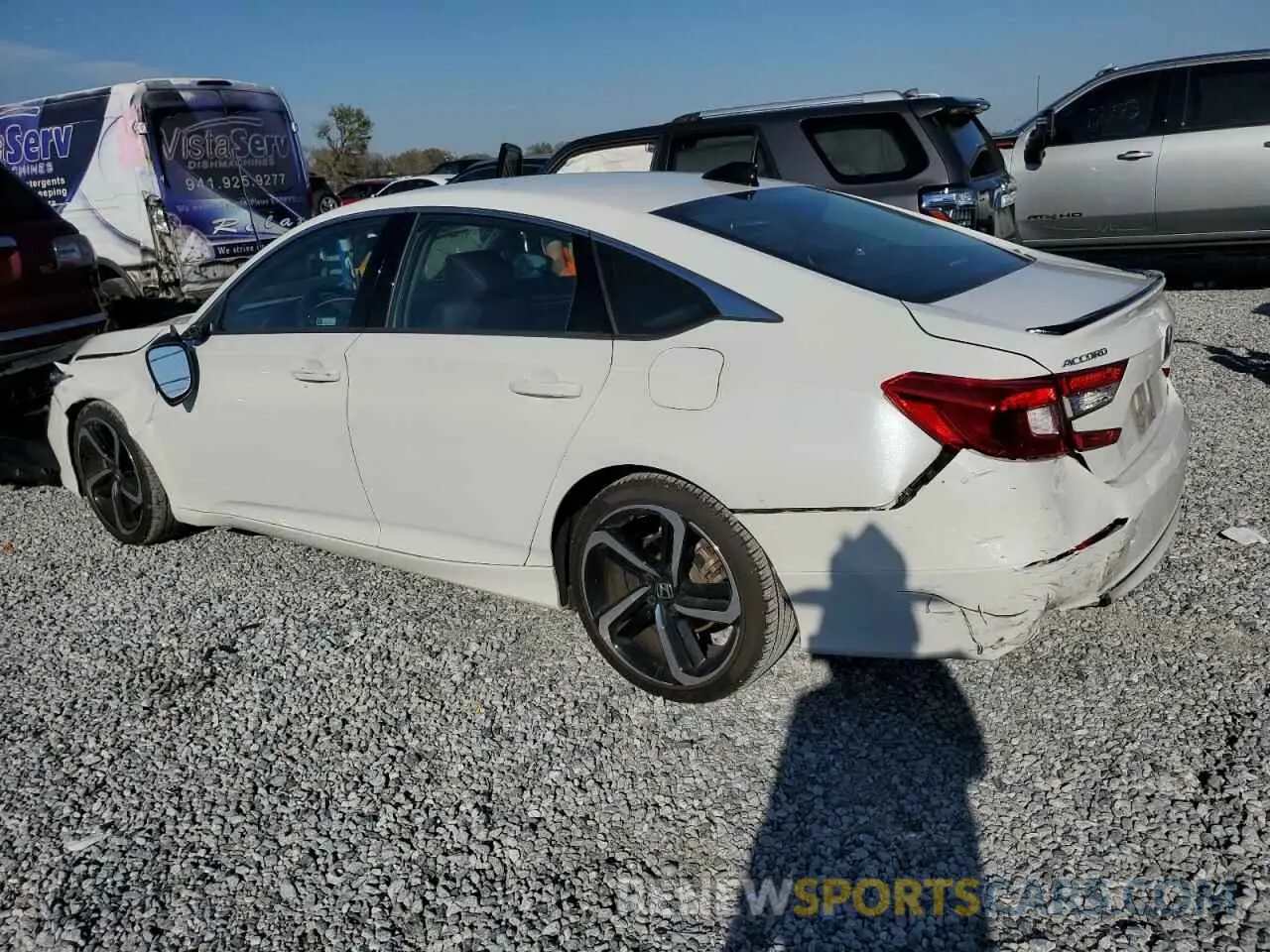 2 Photograph of a damaged car 1HGCV1F42NA084663 HONDA ACCORD 2022