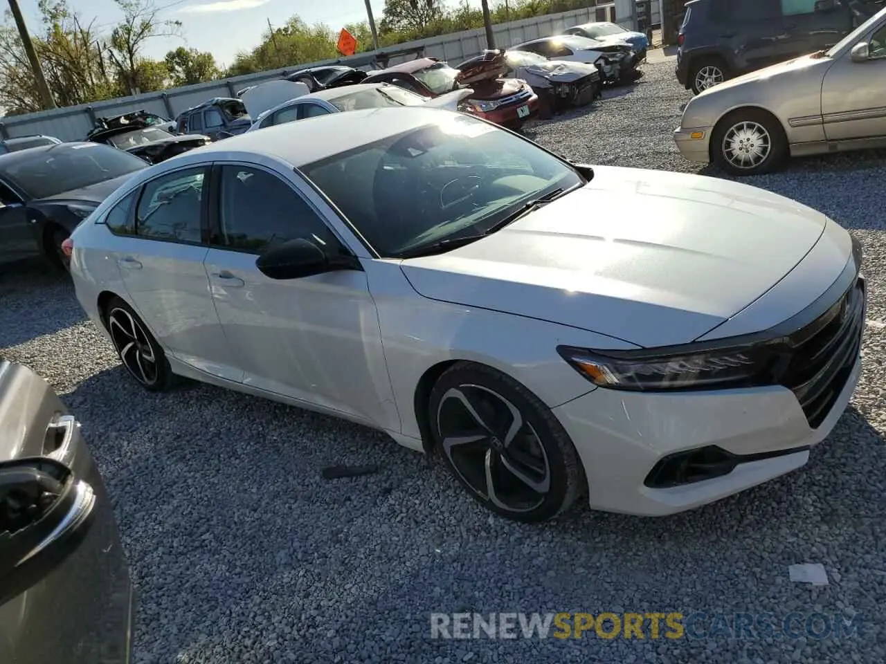 4 Photograph of a damaged car 1HGCV1F42NA084663 HONDA ACCORD 2022