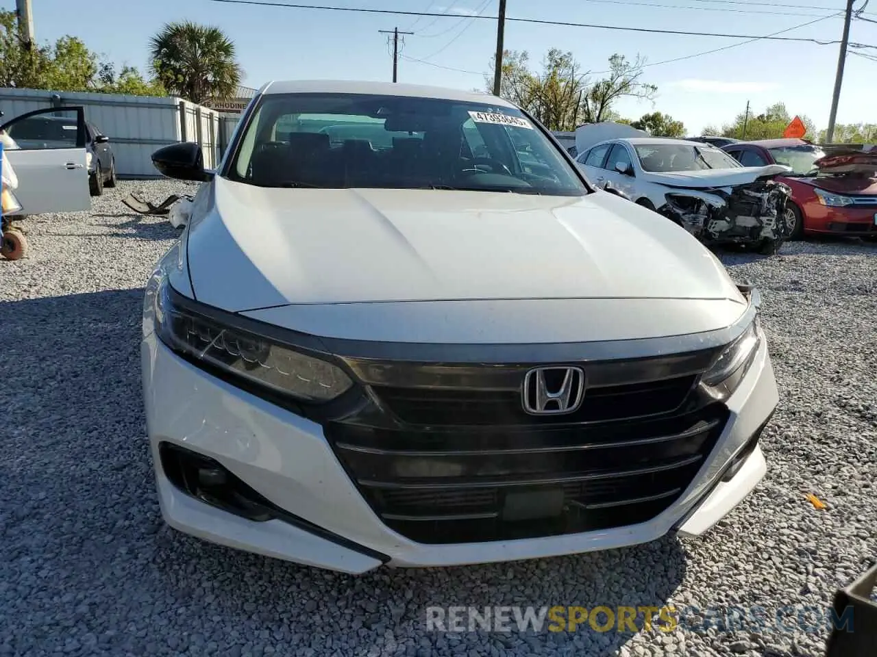 5 Photograph of a damaged car 1HGCV1F42NA084663 HONDA ACCORD 2022
