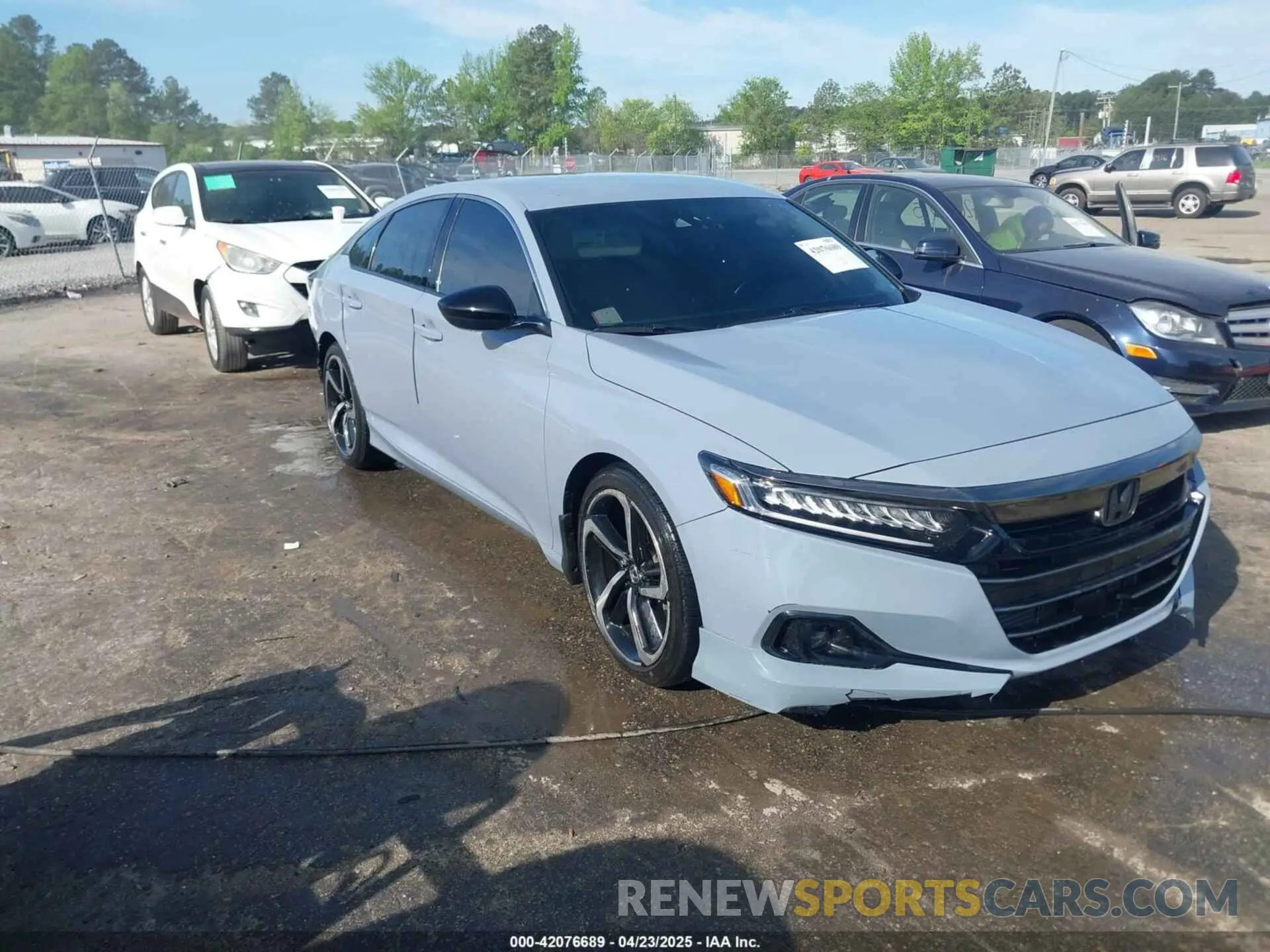 1 Photograph of a damaged car 1HGCV1F43NA027162 HONDA ACCORD 2022