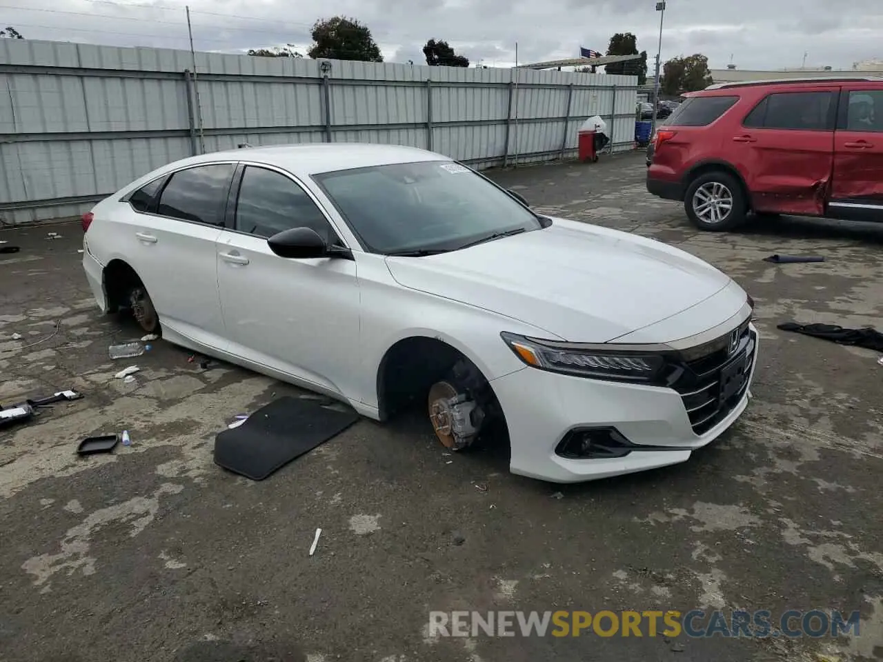 4 Photograph of a damaged car 1HGCV1F43NA055737 HONDA ACCORD 2022