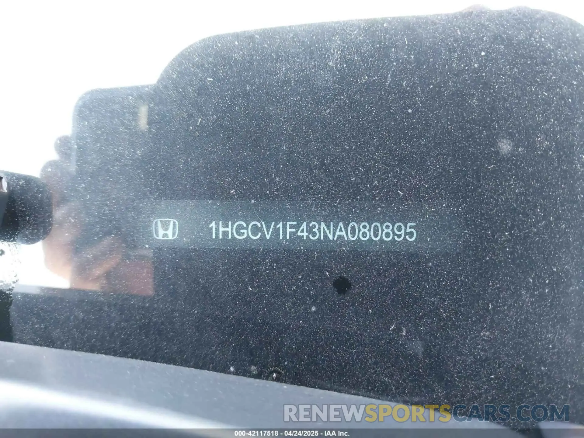 9 Photograph of a damaged car 1HGCV1F43NA080895 HONDA ACCORD 2022