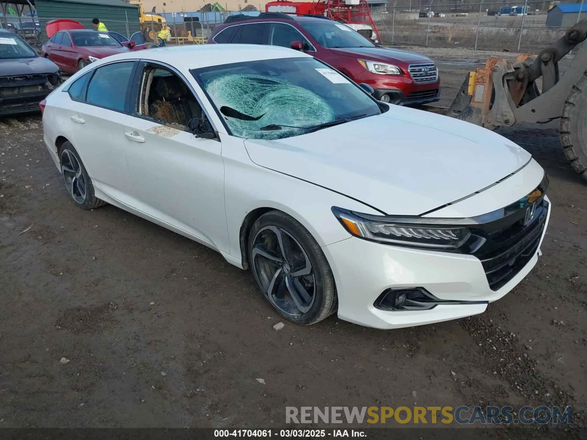 1 Photograph of a damaged car 1HGCV1F43NA084624 HONDA ACCORD 2022