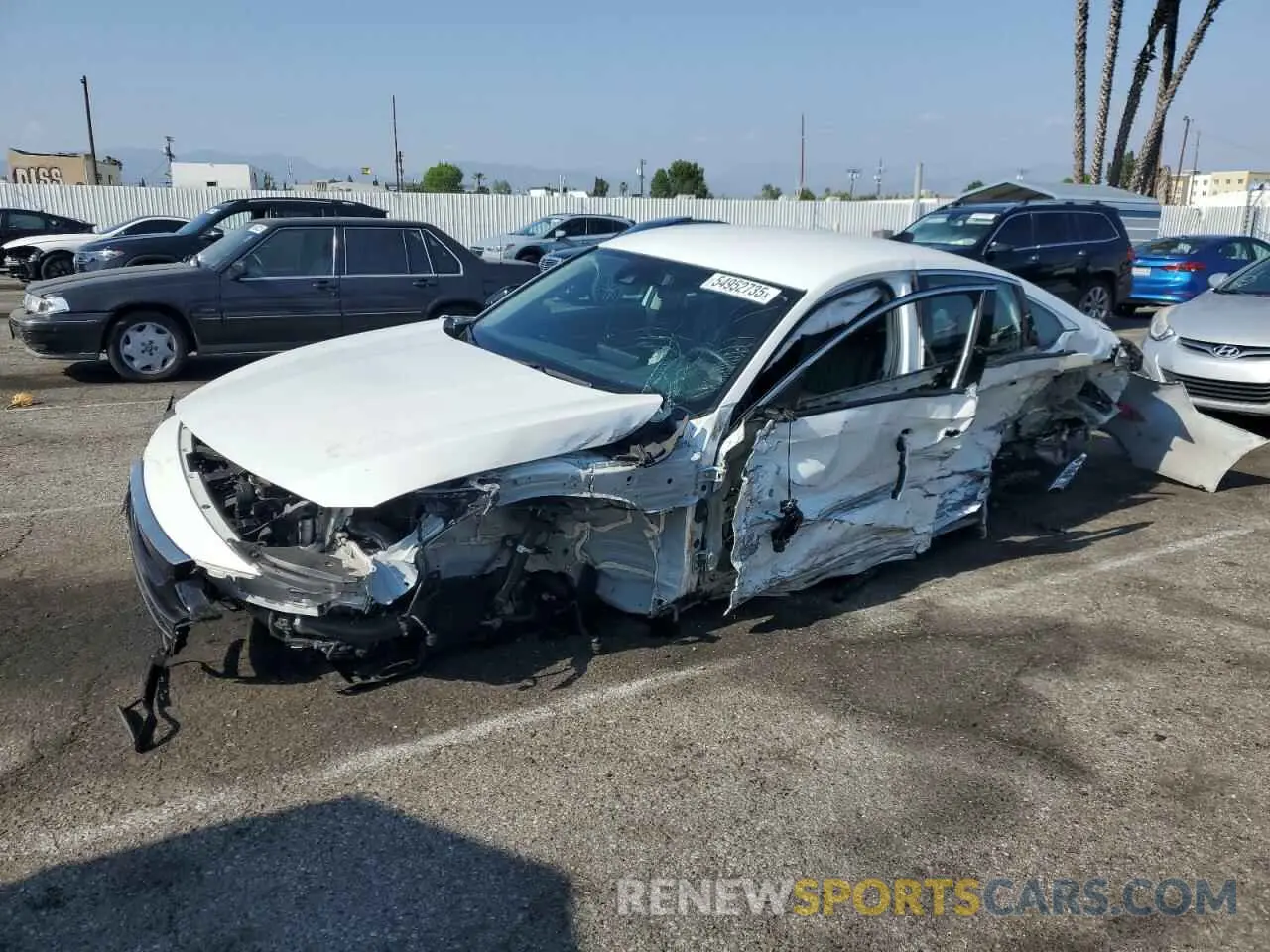 1 Photograph of a damaged car 1HGCV1F43NA092805 HONDA ACCORD 2022
