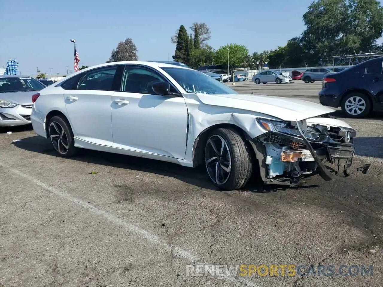 4 Photograph of a damaged car 1HGCV1F43NA092805 HONDA ACCORD 2022